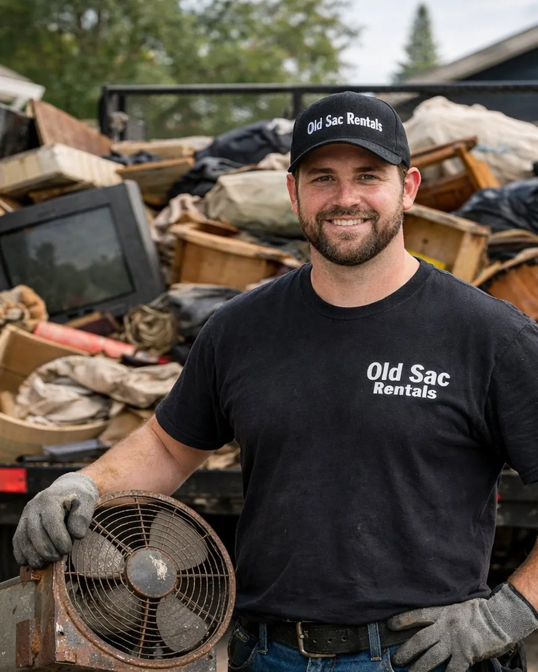 Old Sac Rentals Removing Junk