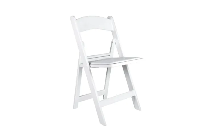White folding chair rental in frederick, maryland