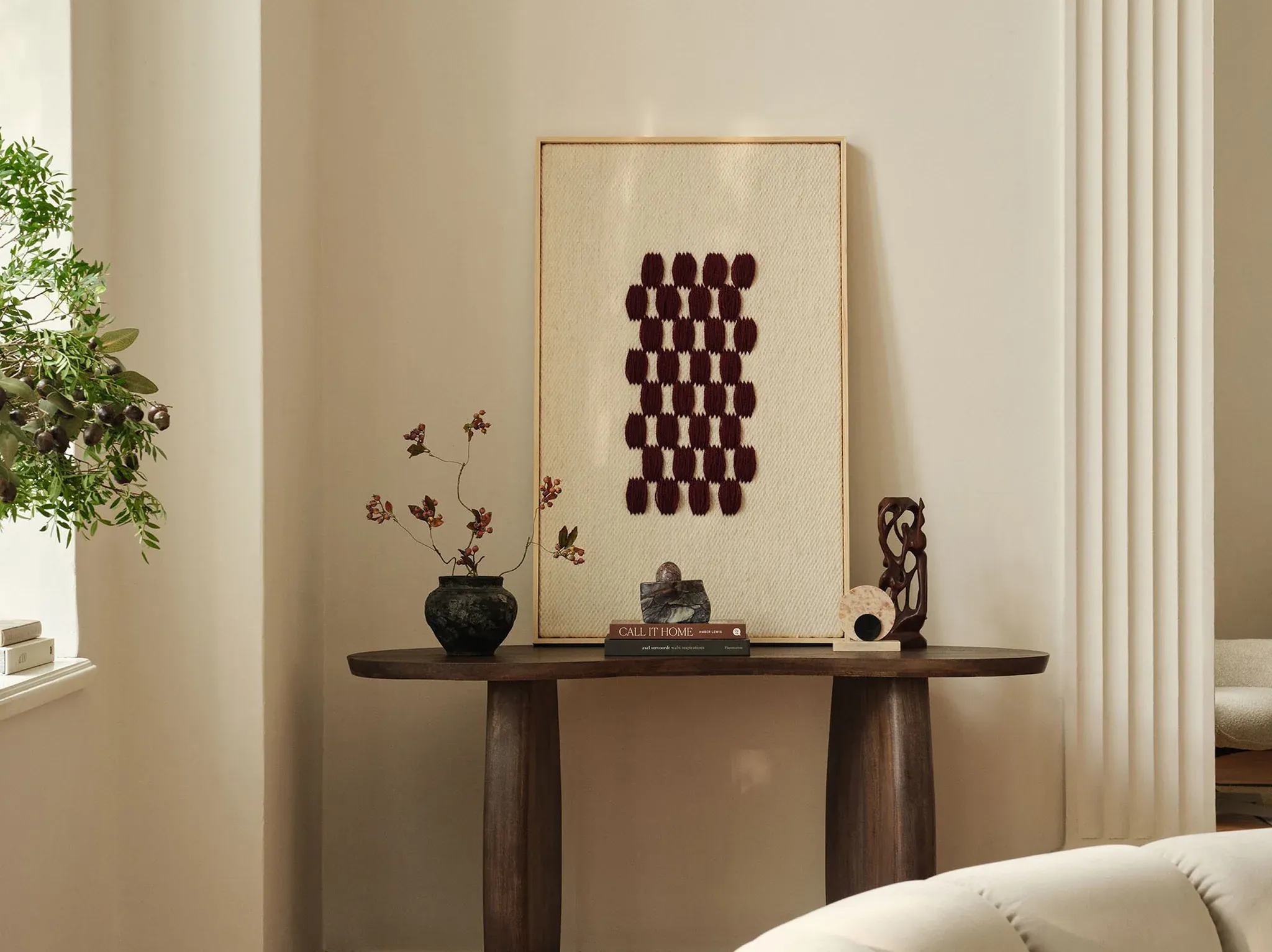 Wall art for furniture rental in Portugal