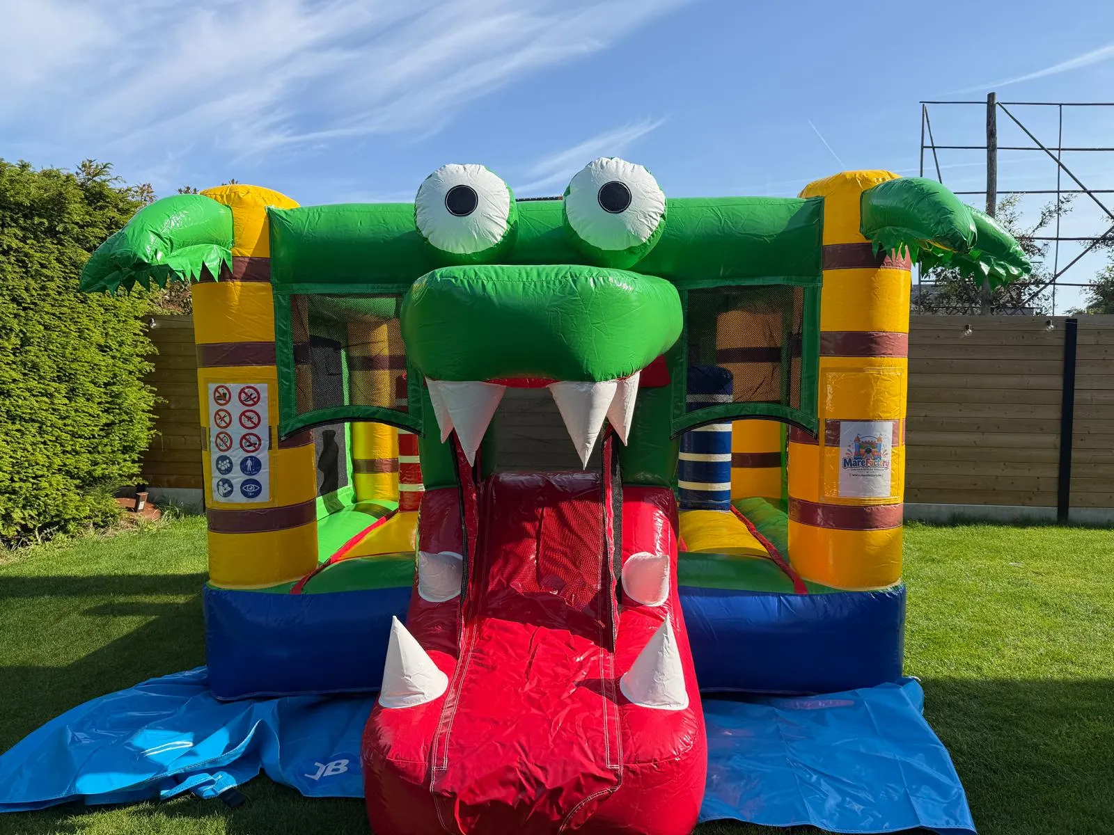 Springkasteel Krokodil