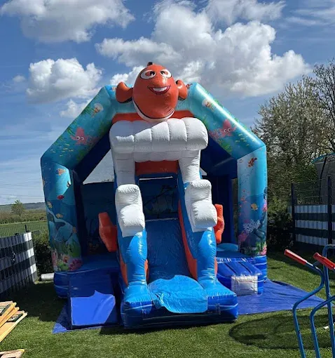 Klackis Unterwasserwelt Hüpfburg bei unserem Kunden in Jülich