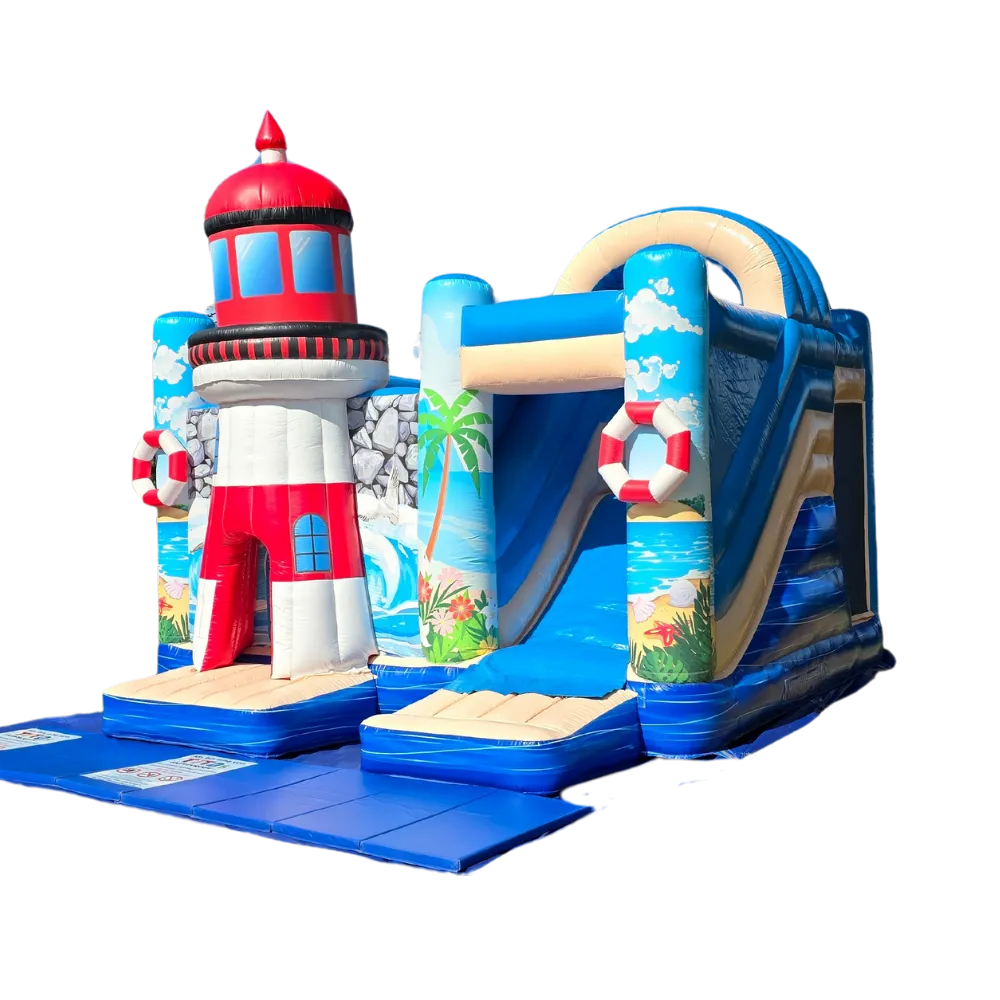 XXL Leuchtturm Hüpfburg
