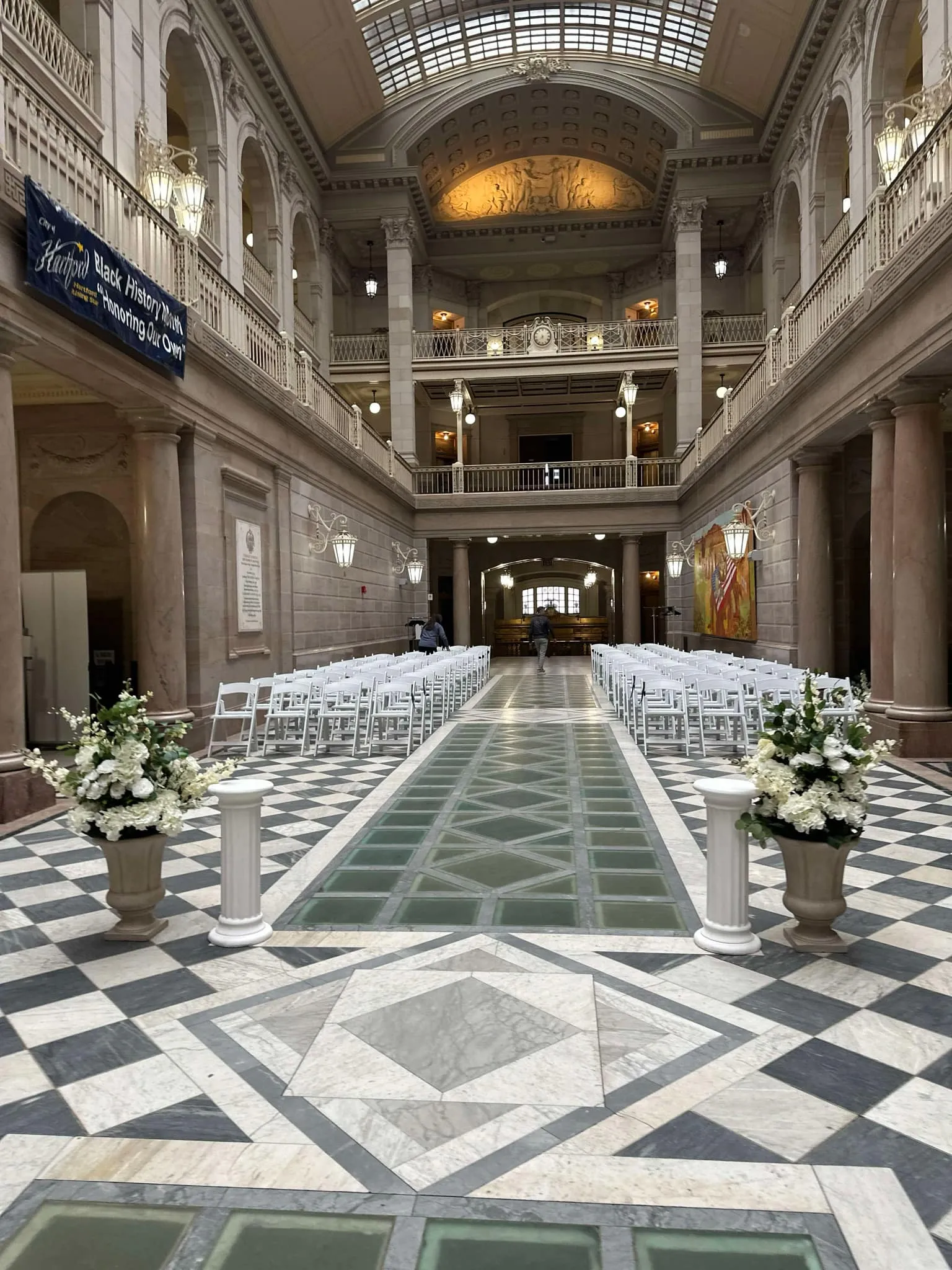 Hartford City Hall Wedding Ceremony Tuckers Party Rental