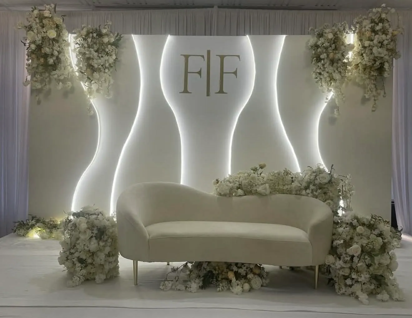 Wedding Love seats Tuckers Party Rental 