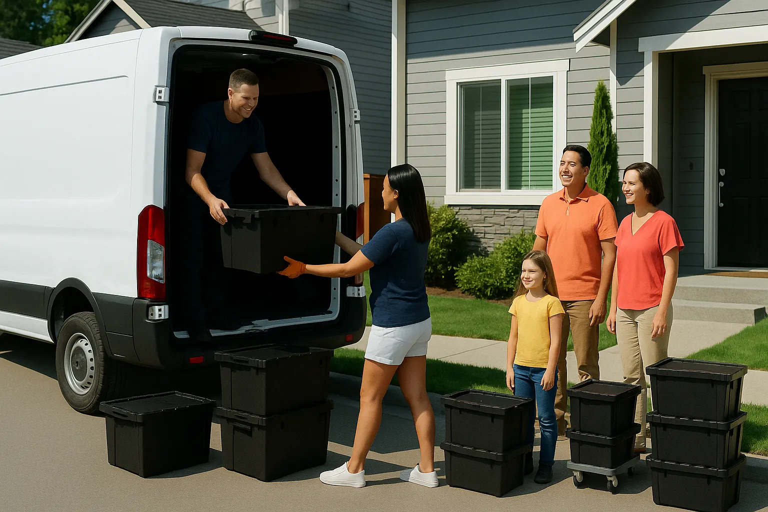 Plastic Moving Crates Rental