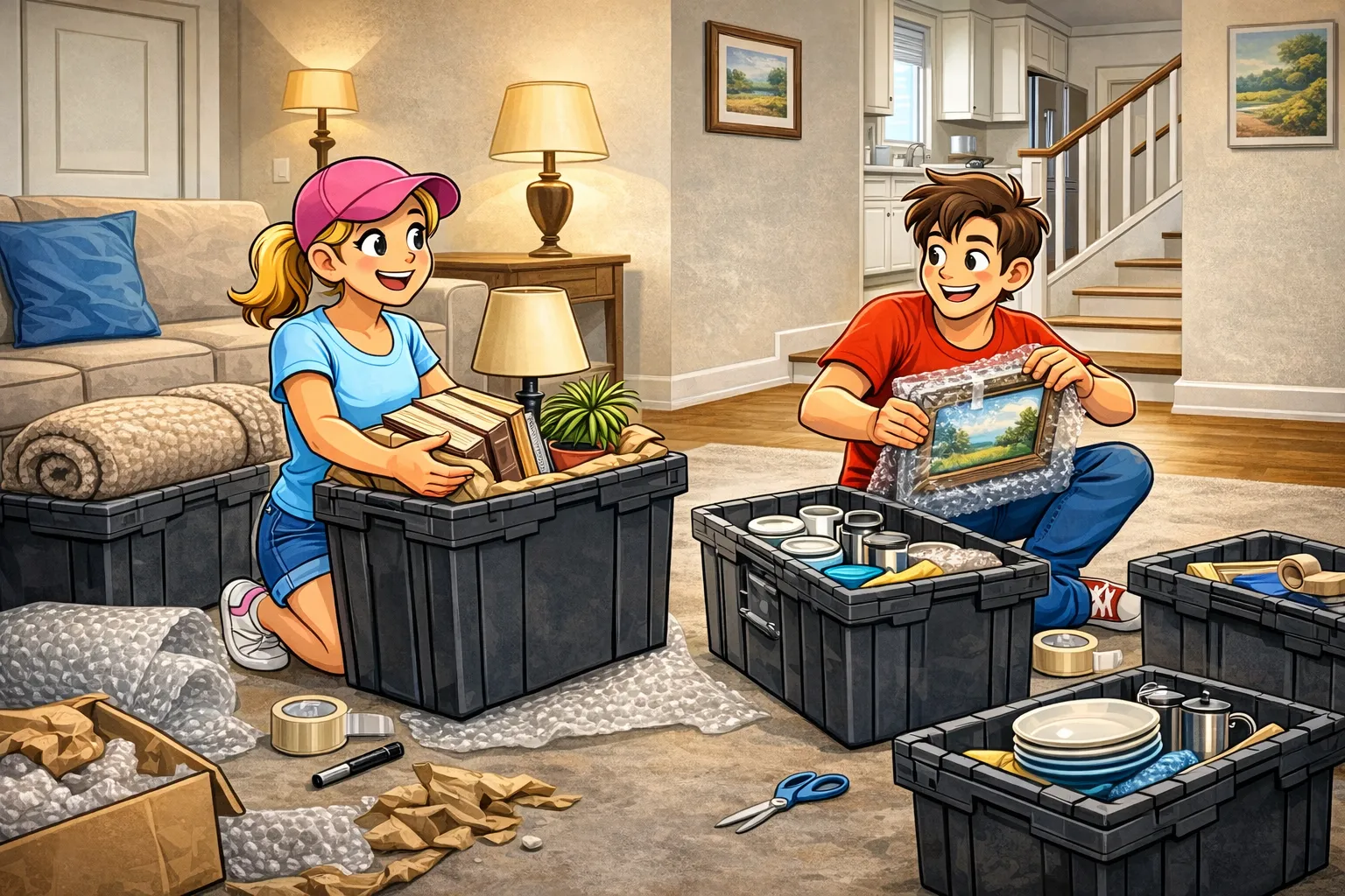 Moving Crates for Hire