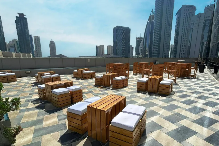 Workaholics outdoor terraces