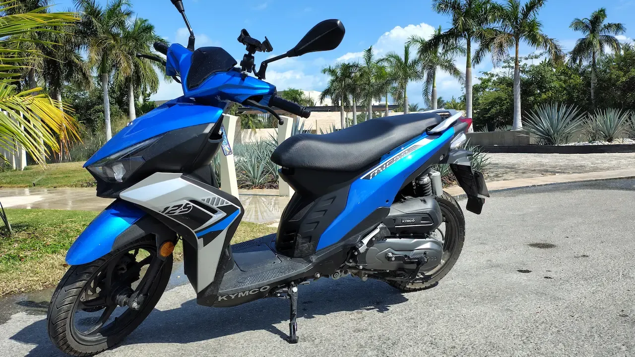 Kymco Micare rented Grand Palladium Costa Mujeres Cancun