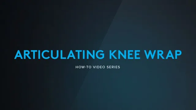 knee wrap