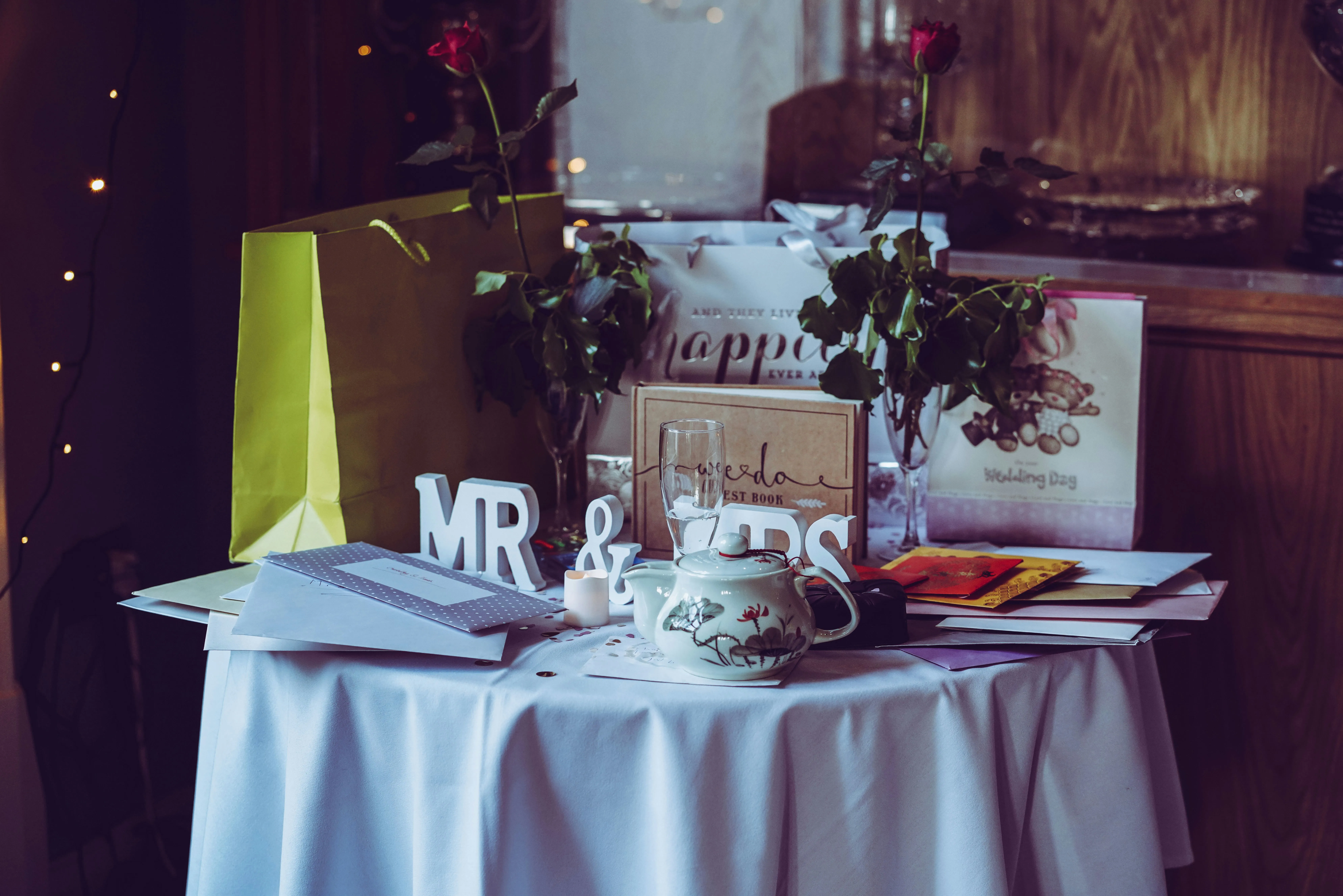 Your wedding gift table rented from Event Rent ME, the trusted Maine event rental business