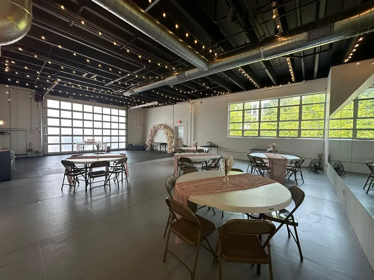 Baby shower inside a local Lewiston dance studio