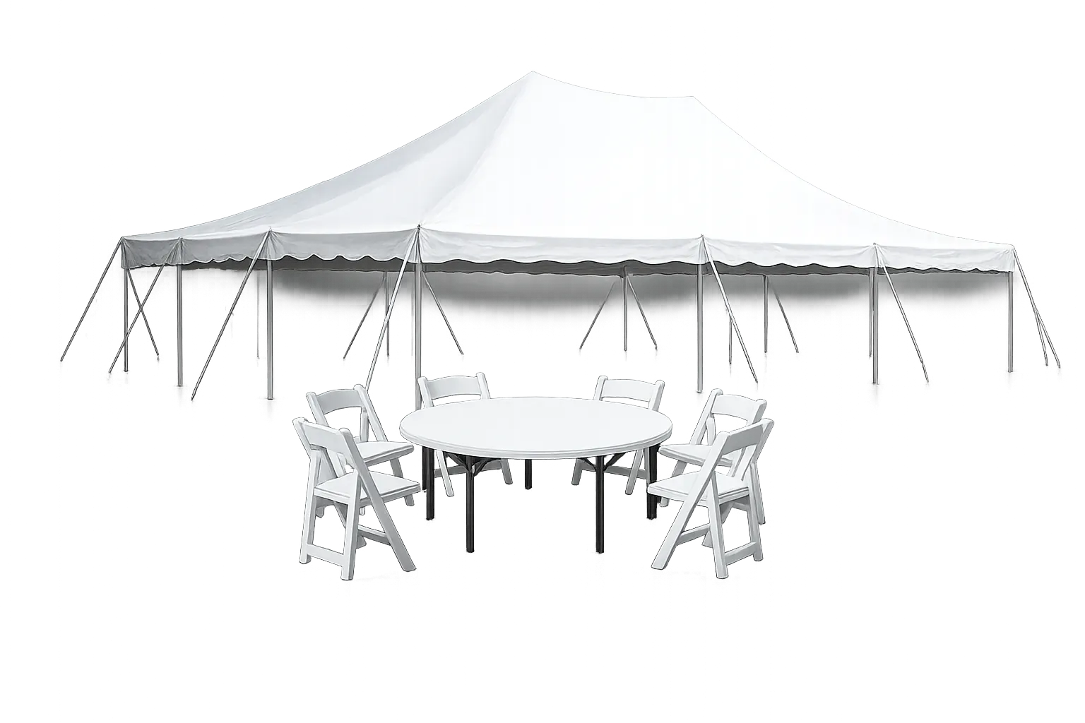 Tent tables and chairs bundle
