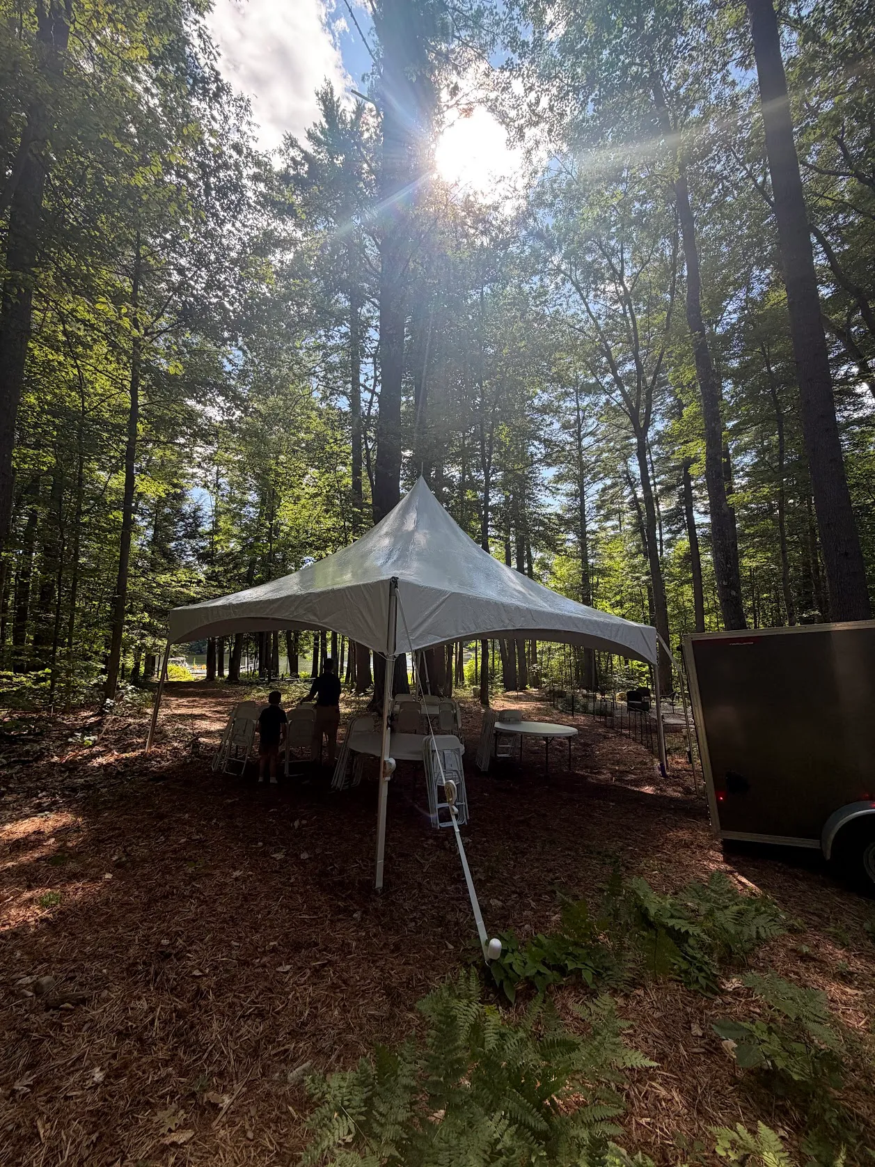 Party tent celebration for all events and occasions.