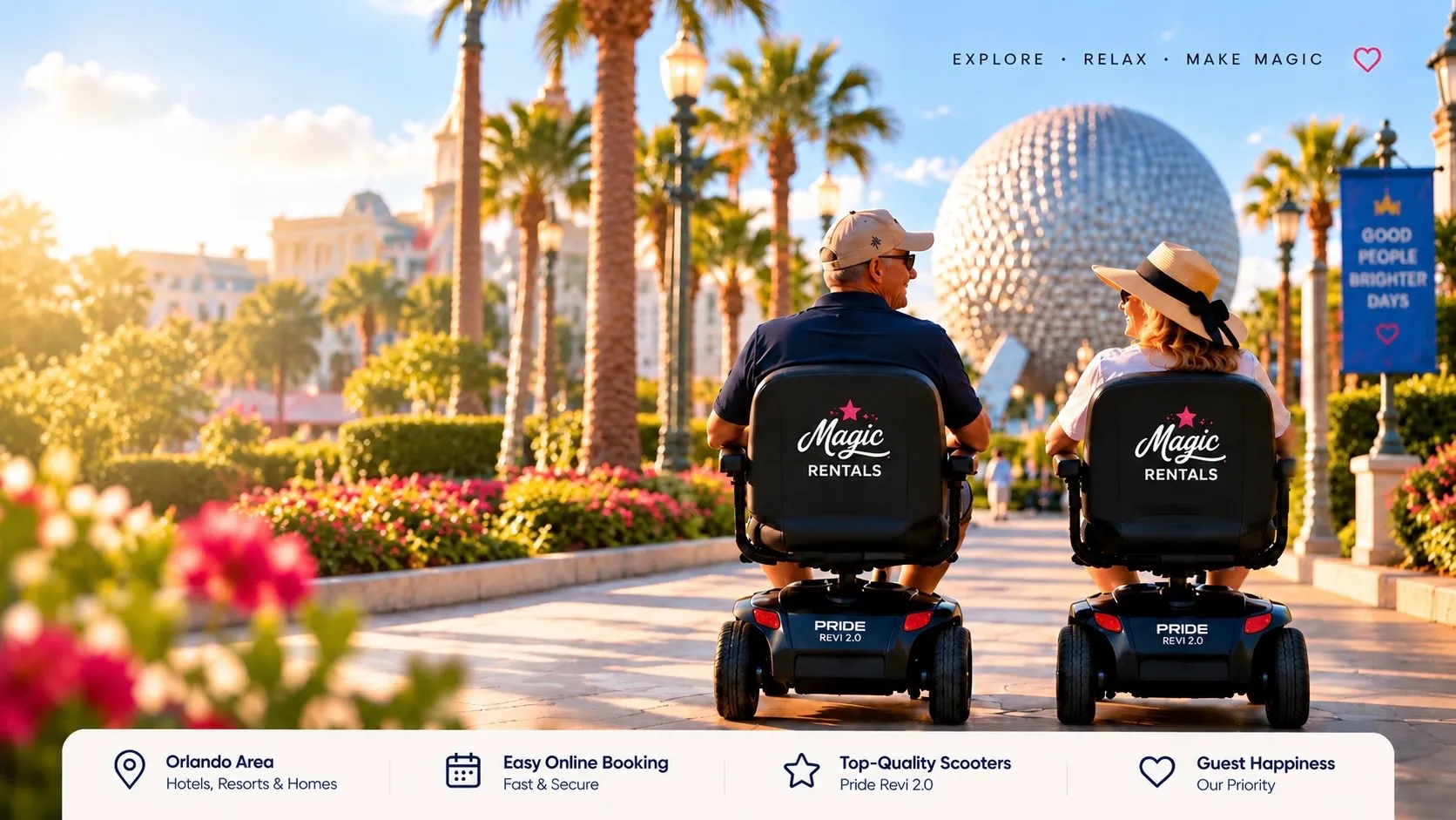 Mobility scooter rental in Orlando florida