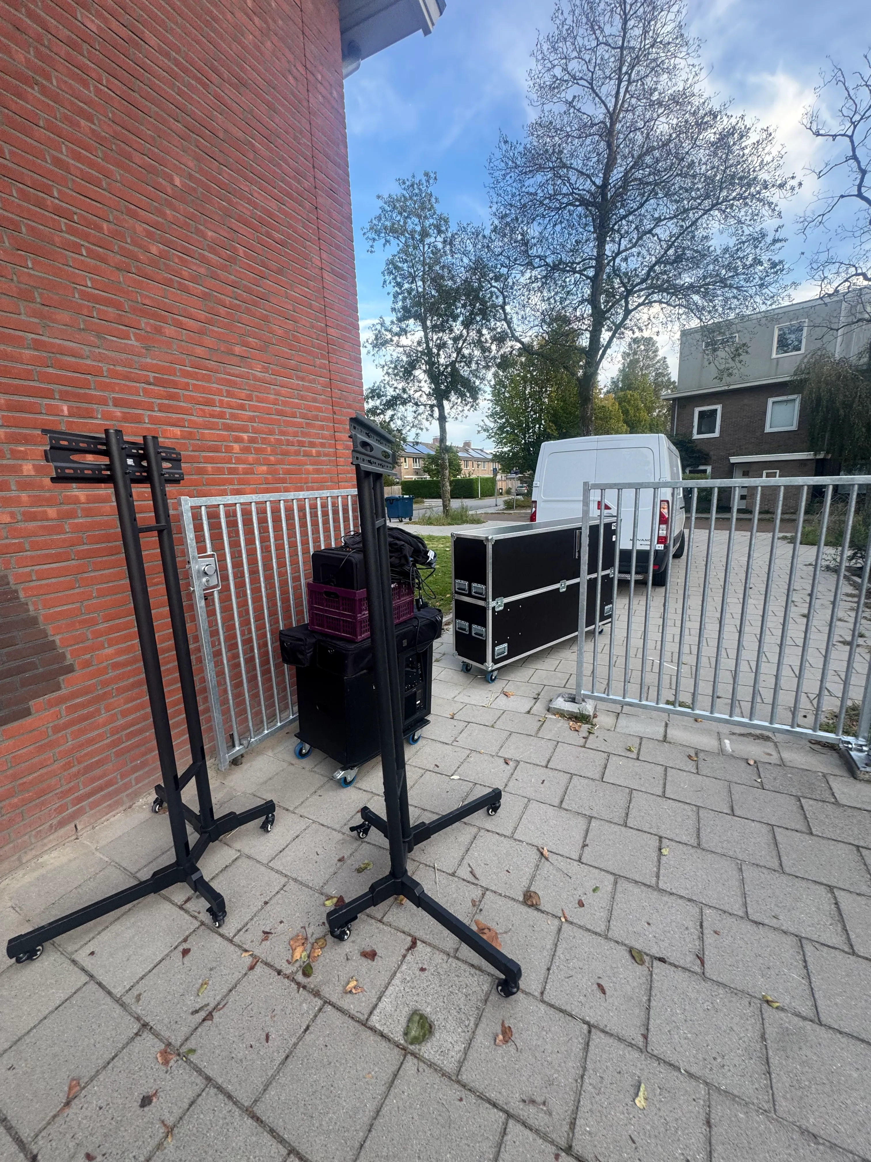 bezorger licht en geluid Amsterdam