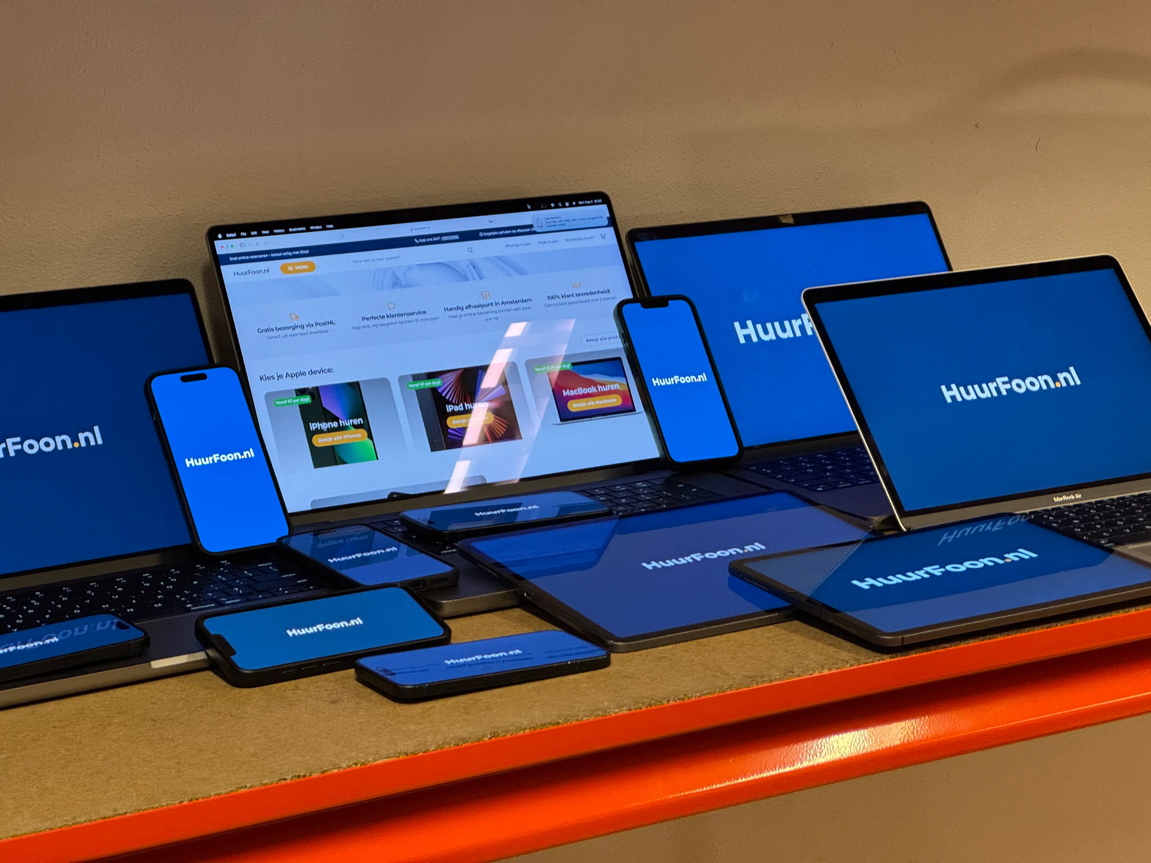 iPhone, iPad of Macbook huren Amsterdam