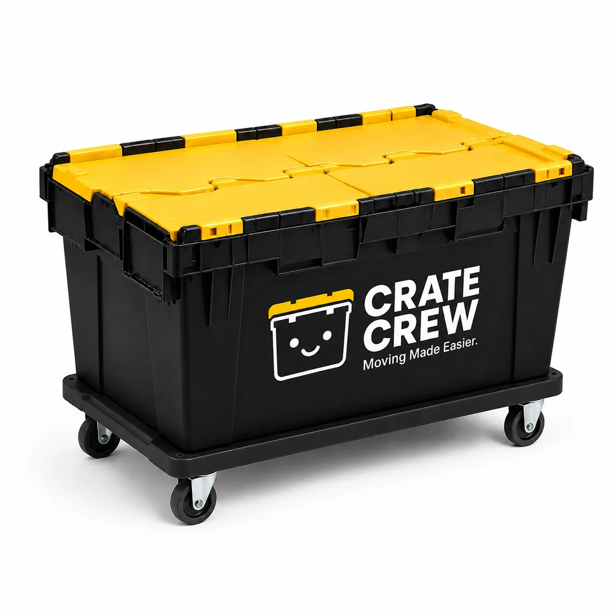 Small Move package with 20 reusable 64L Crate Crew moving crates.