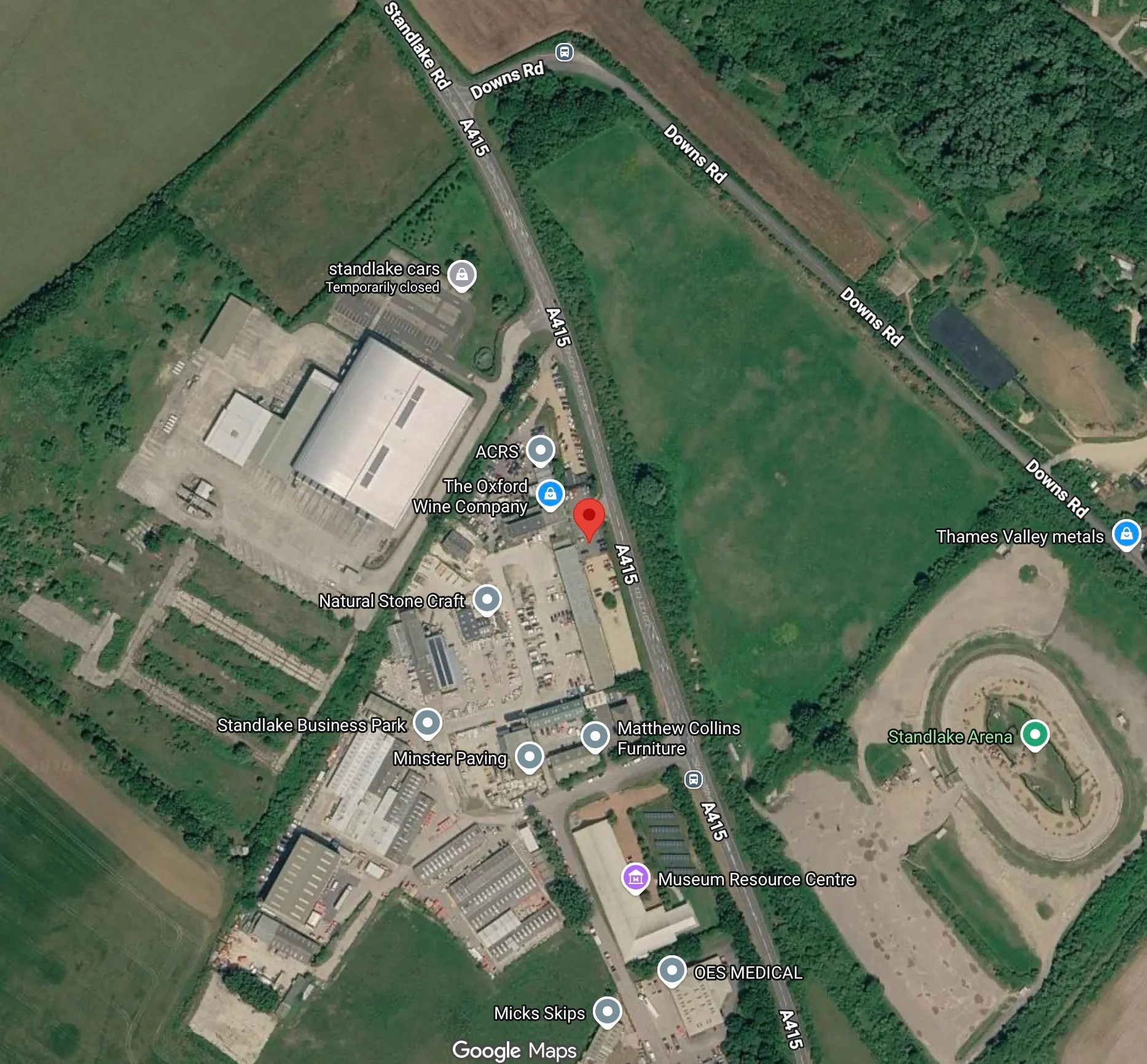 Standlake Storage - Standlake, Oxfordshire Location