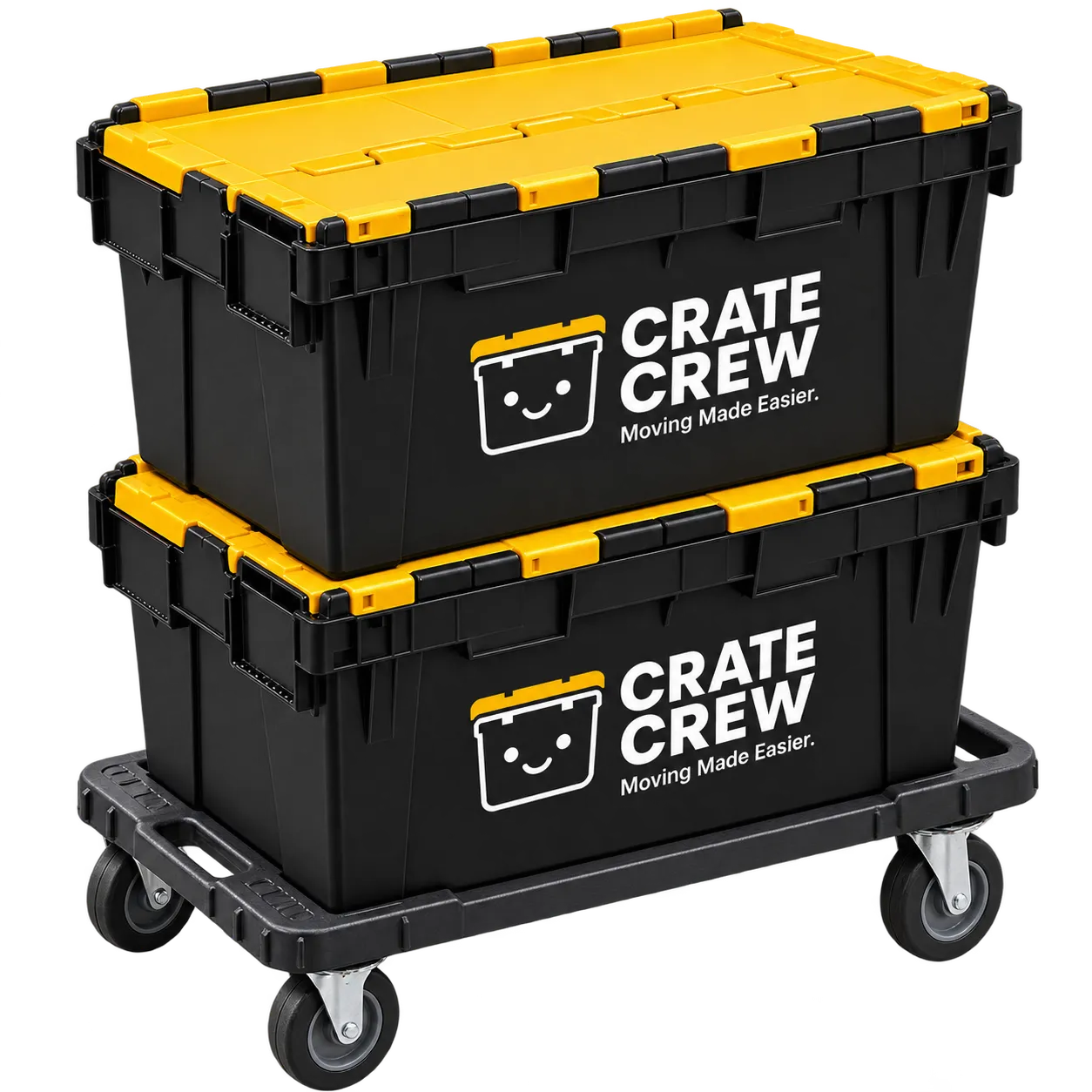 Medium Move package with 30 reusable 64L Crate Crew moving crates.