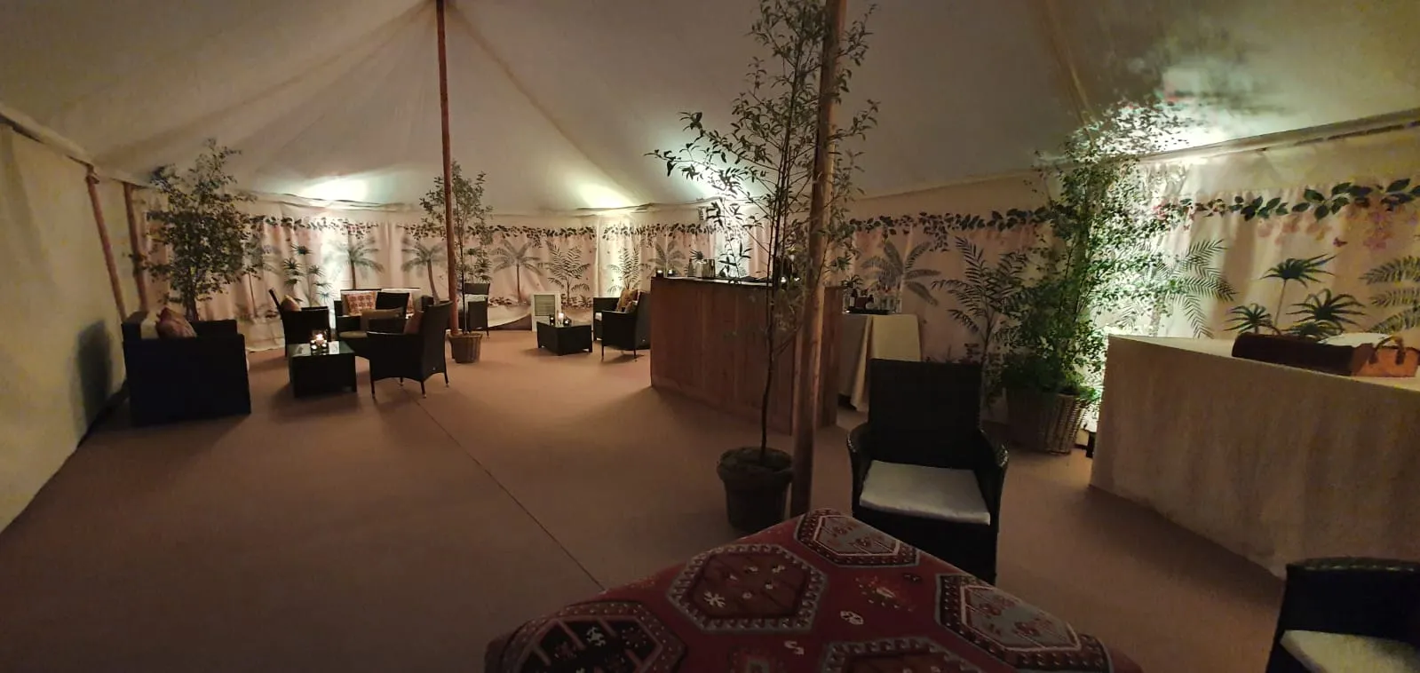Raj tent style after party