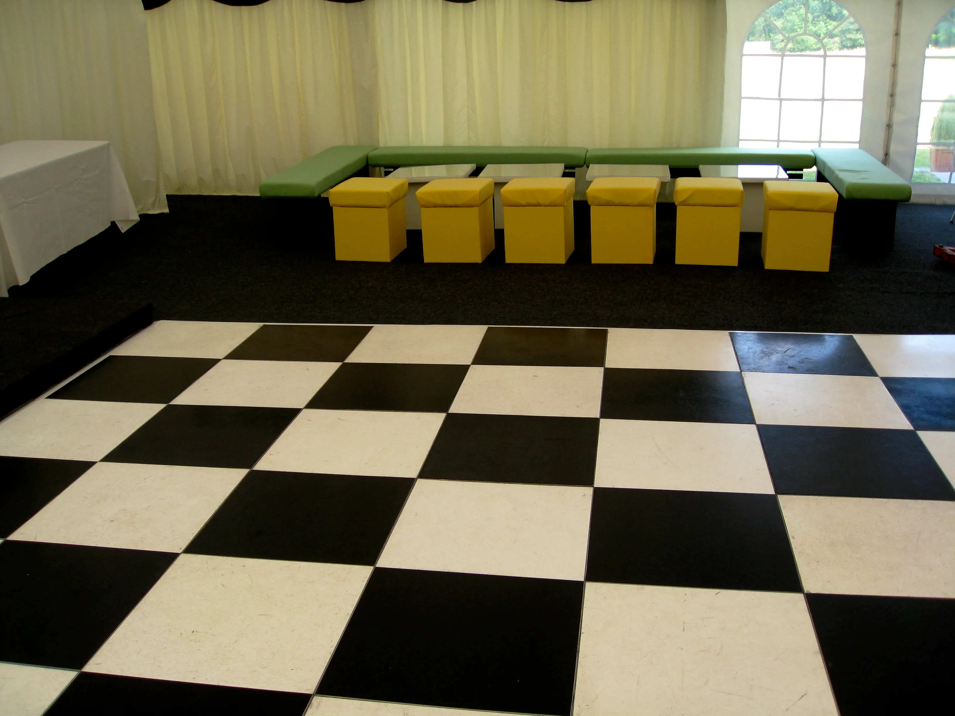 dance floor hire across Hampshire and Surrey
