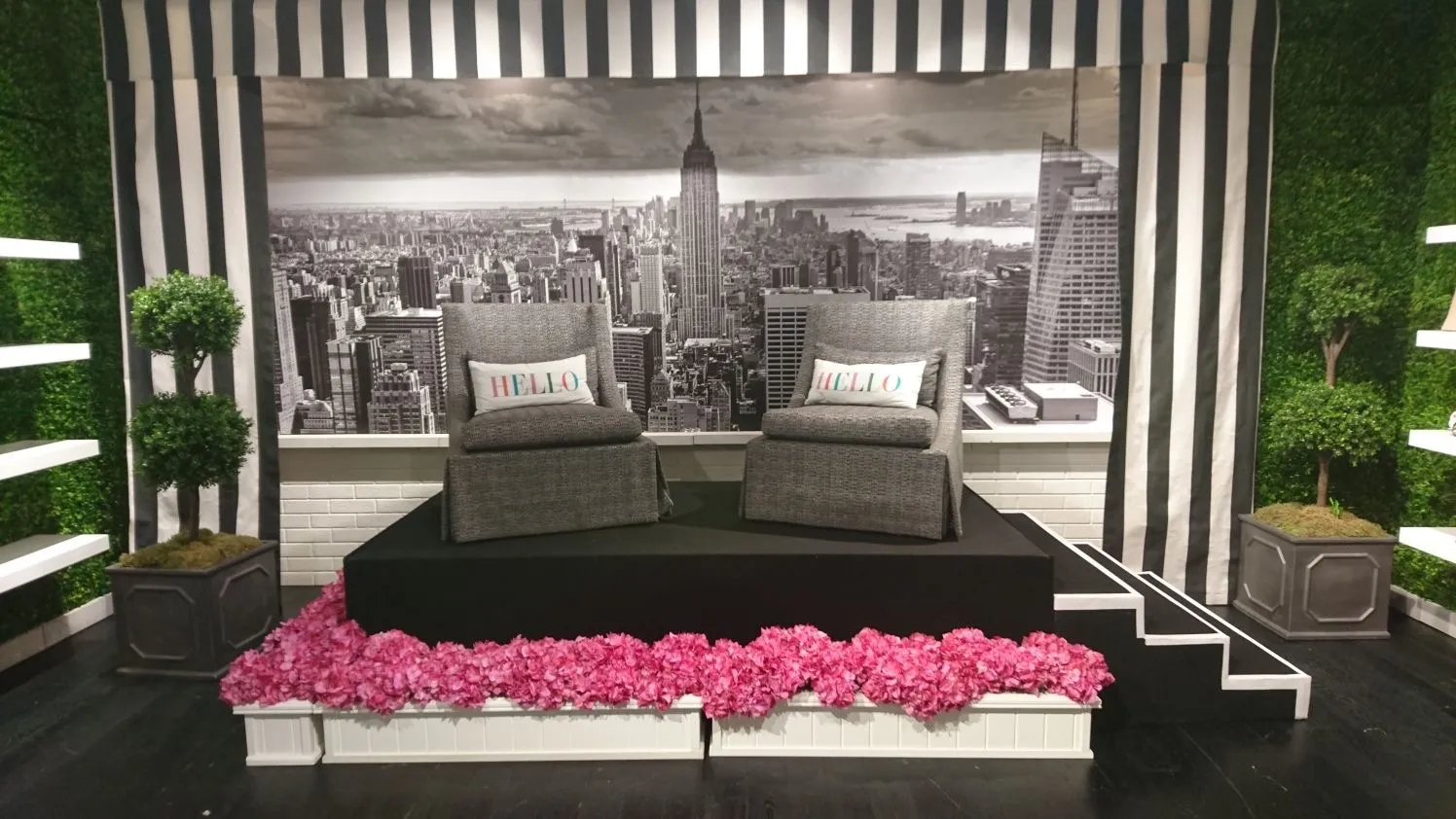 Katie Spade corporate stage