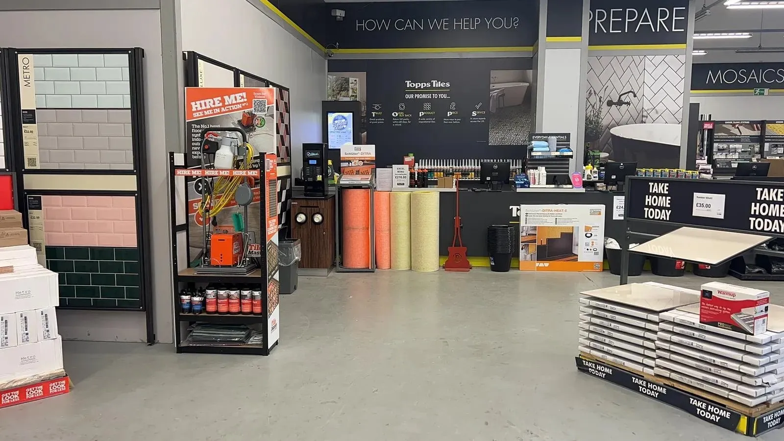 TileMaster Home Care partnership with Topps Tiles