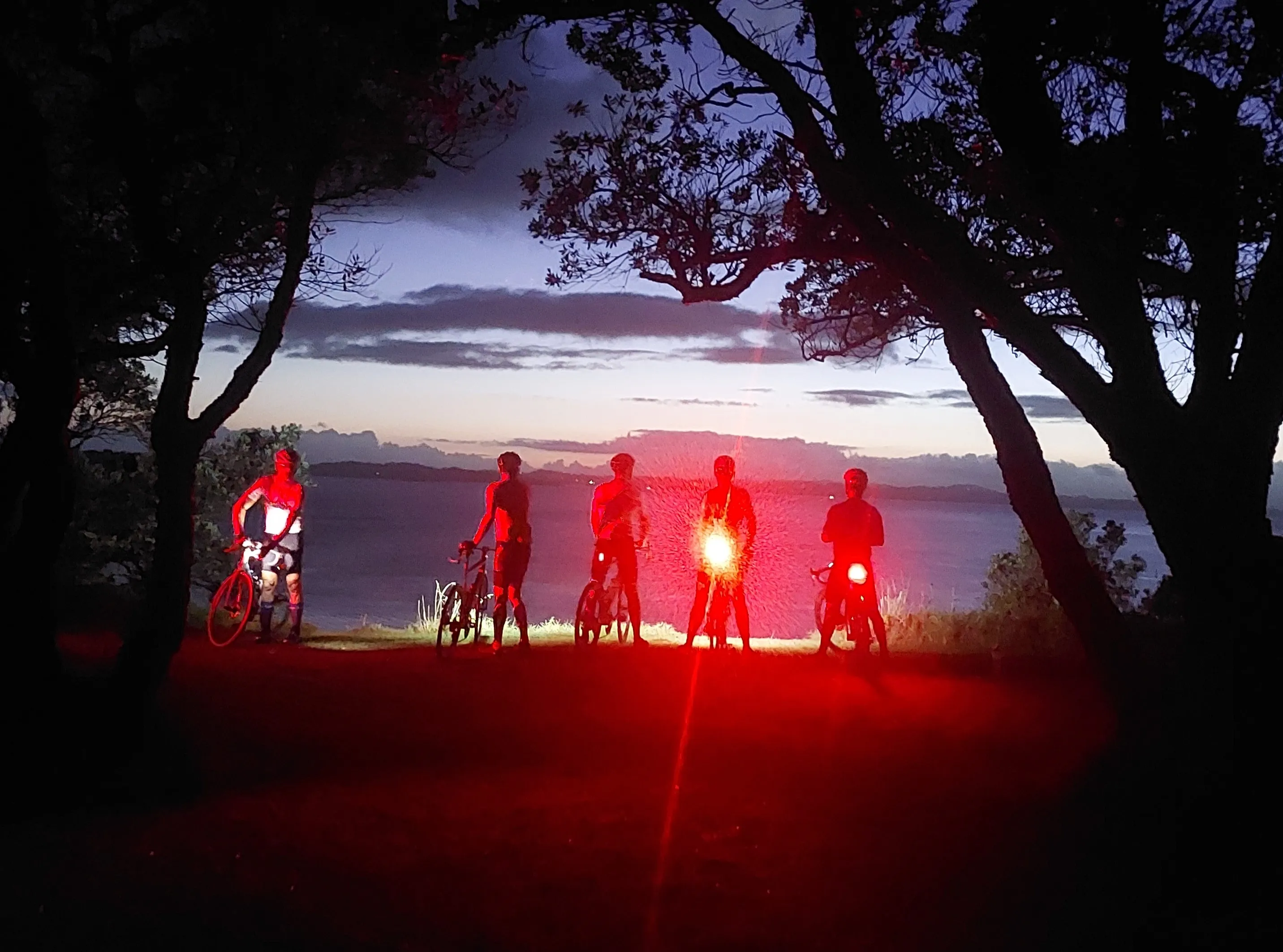 Musick Point - Sunrise bunch ride