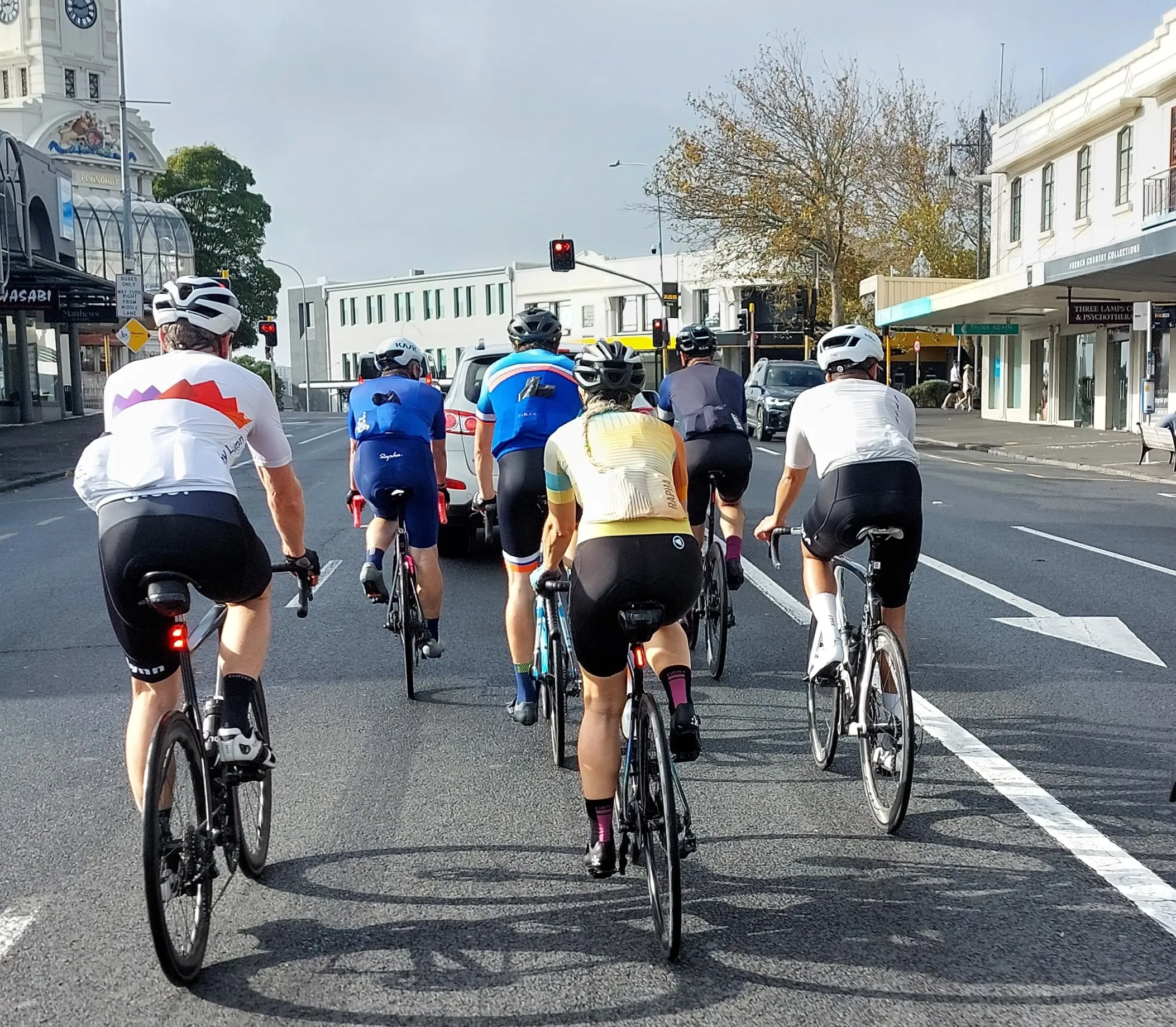 Ponsonby - morning bunch ride