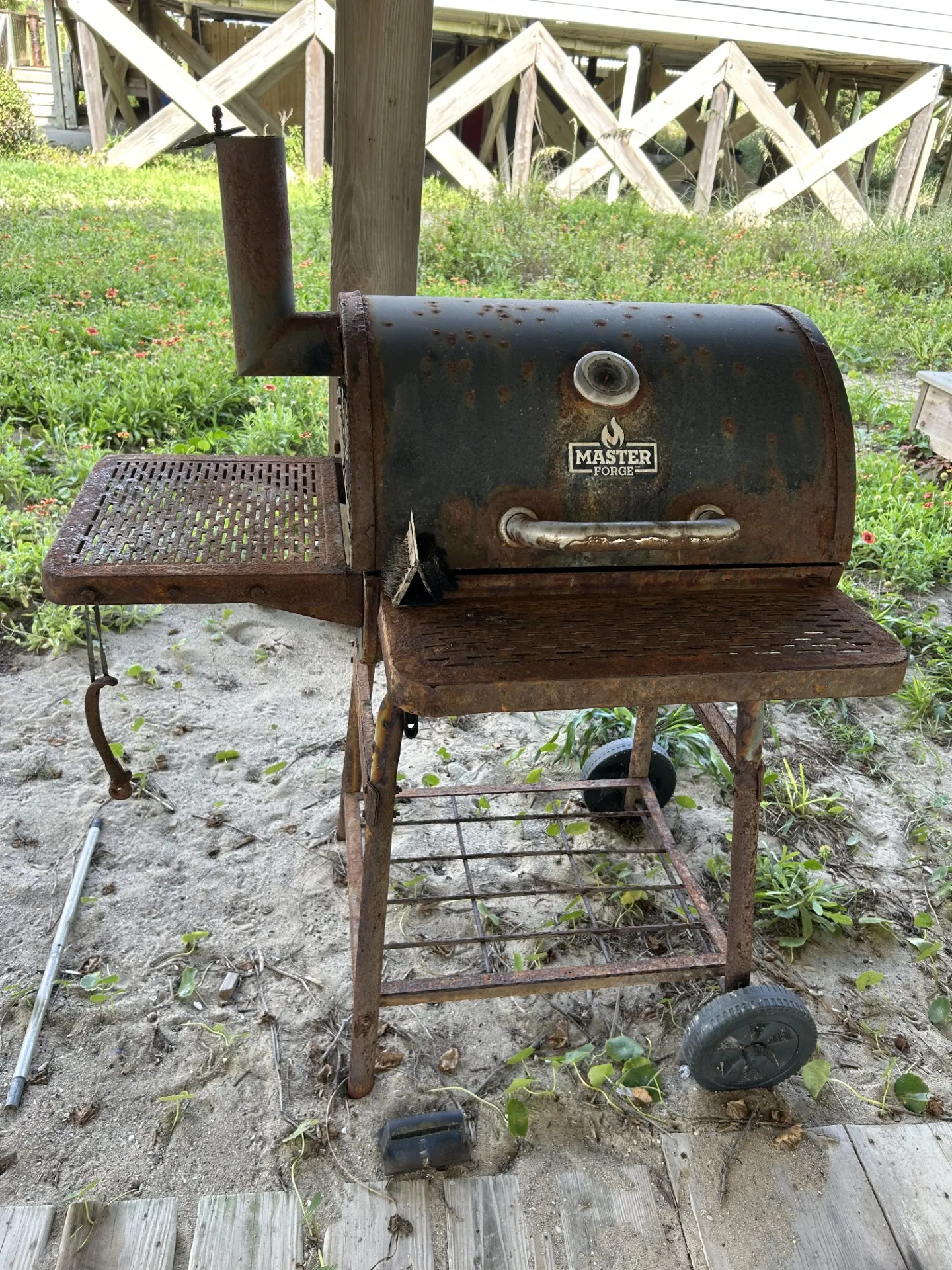 Rusted grill beyond repair