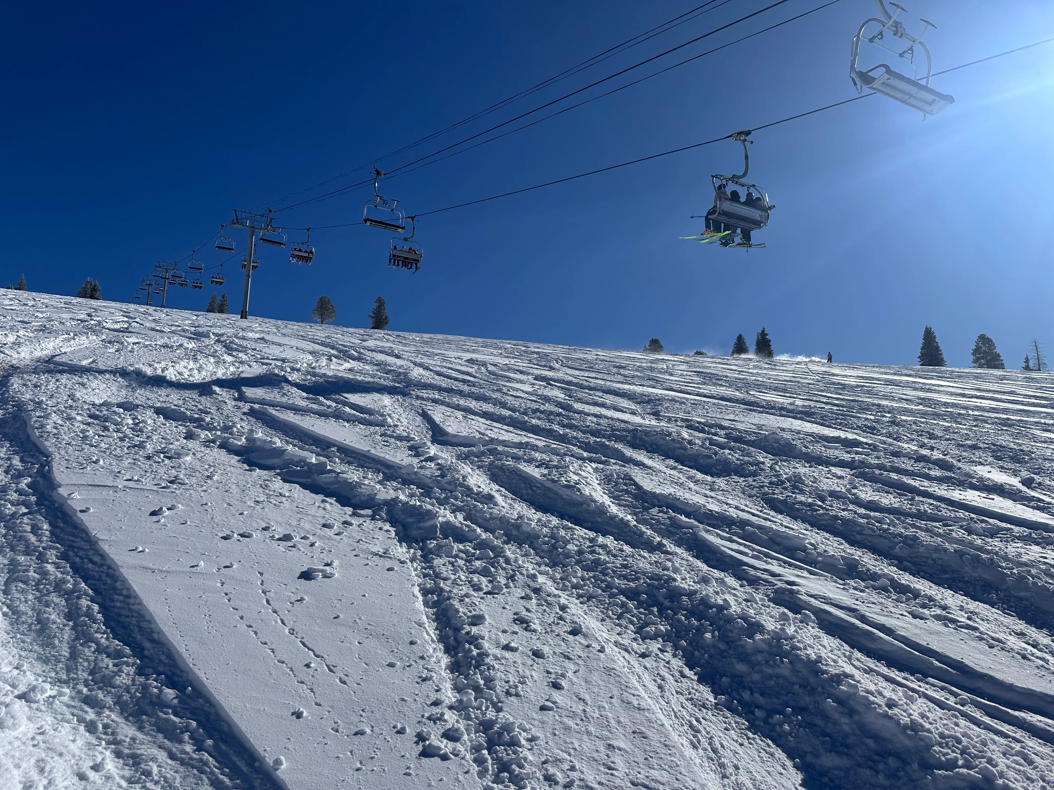 Skiing in Vail Colorado 