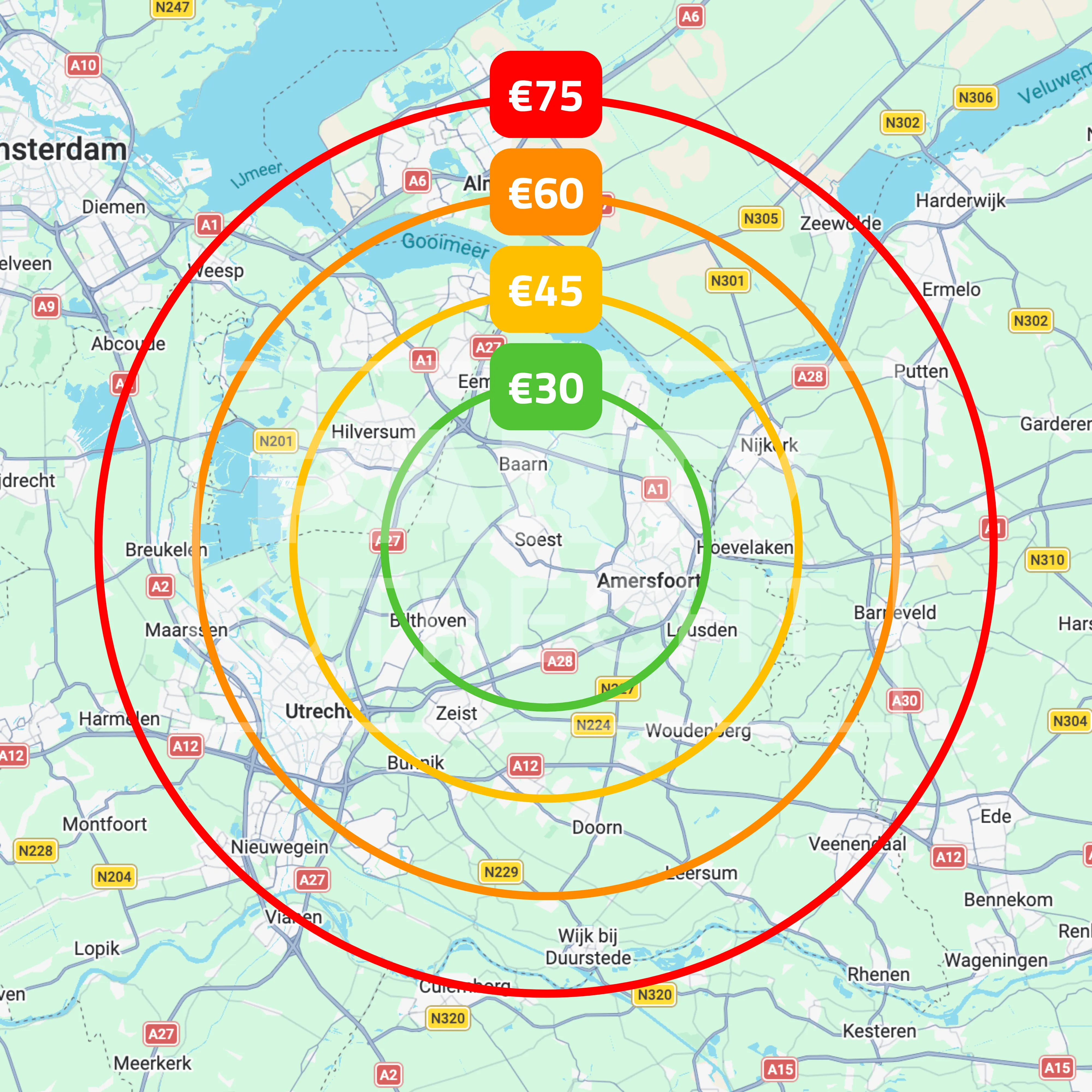Bezorgkosten PartyUtrecht
