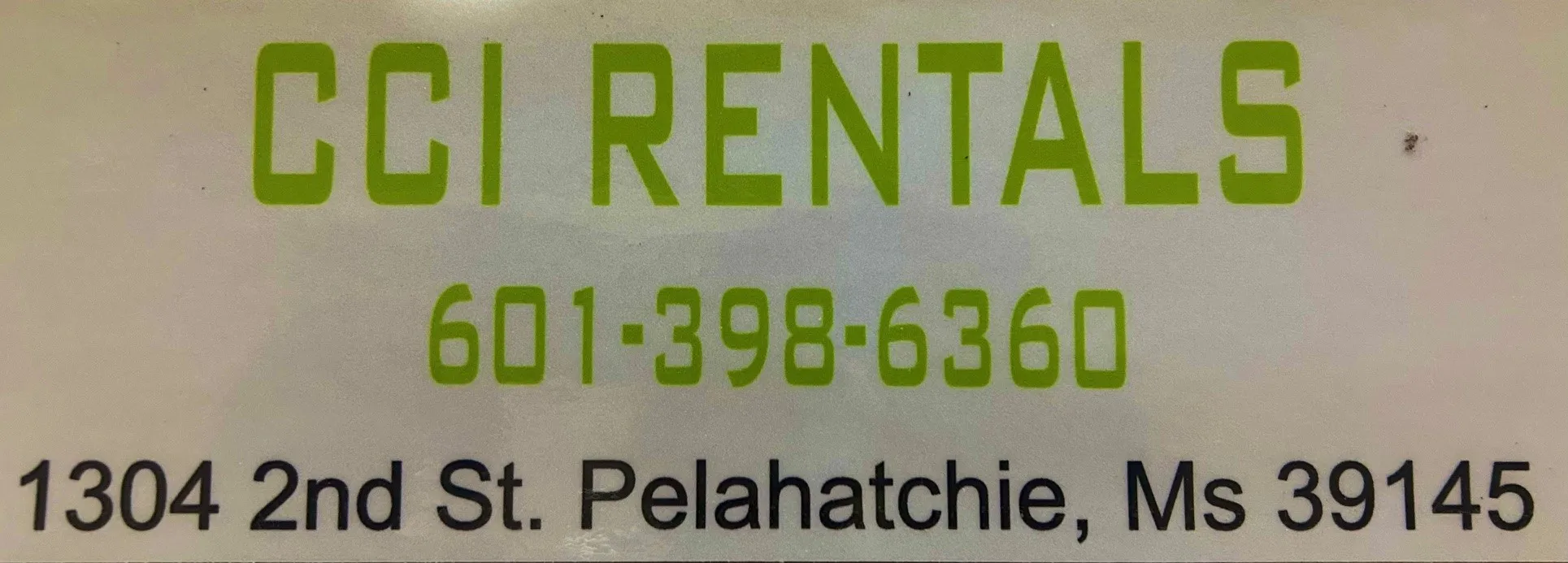 CCI Rentals