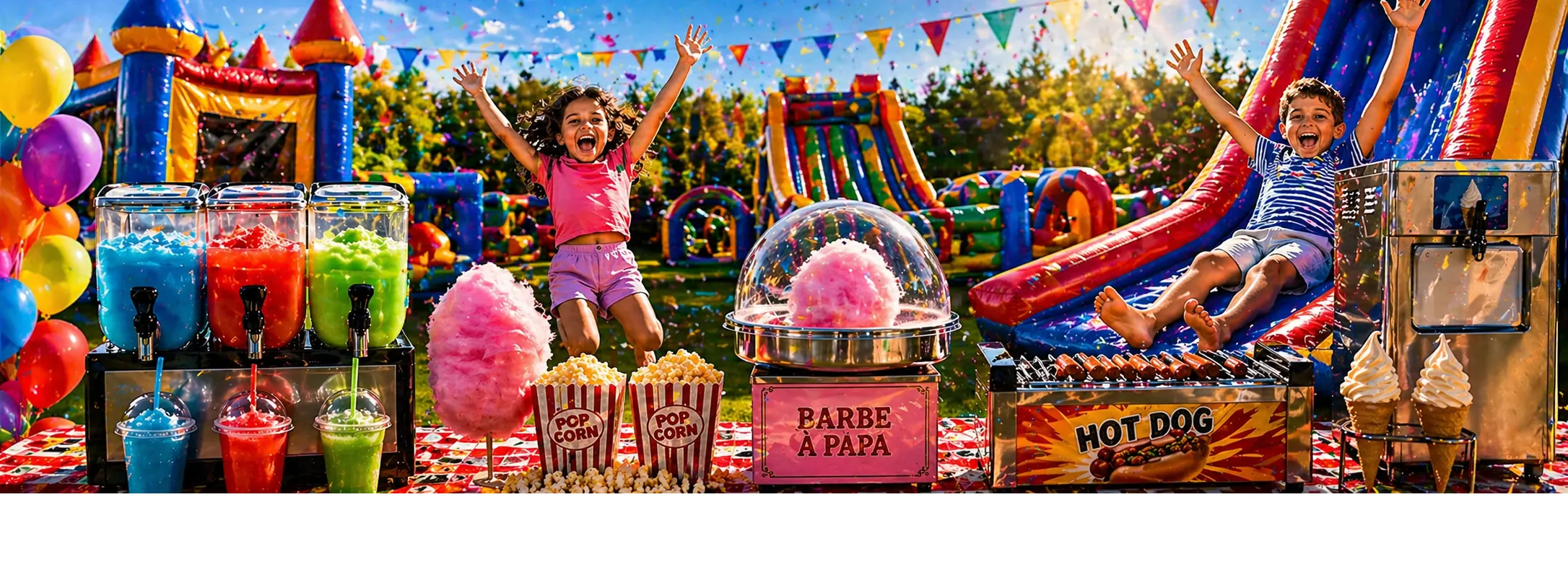 Jeux gonflables enfants en location Drummondville Victoriaville