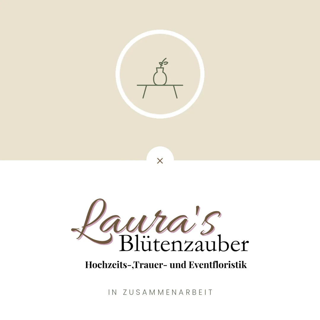 Logo Laura's Blütenzauber — Partnerfloristin von tafelfein