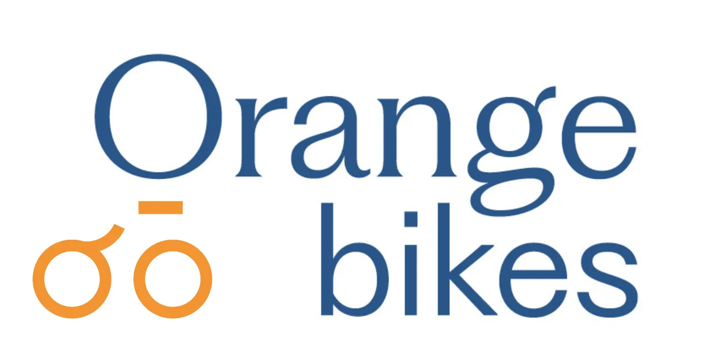 Orange bikes