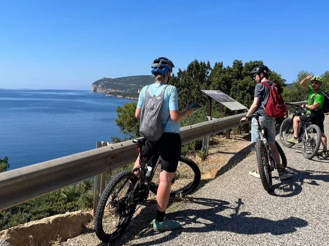 Di-Wine e-bike tour in Porto Conte Natural Park