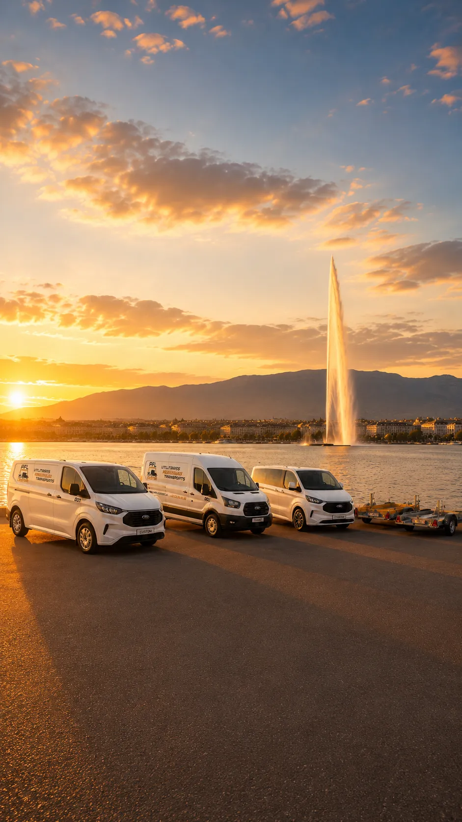 location minibus, utilitaire, remorques moto Genève