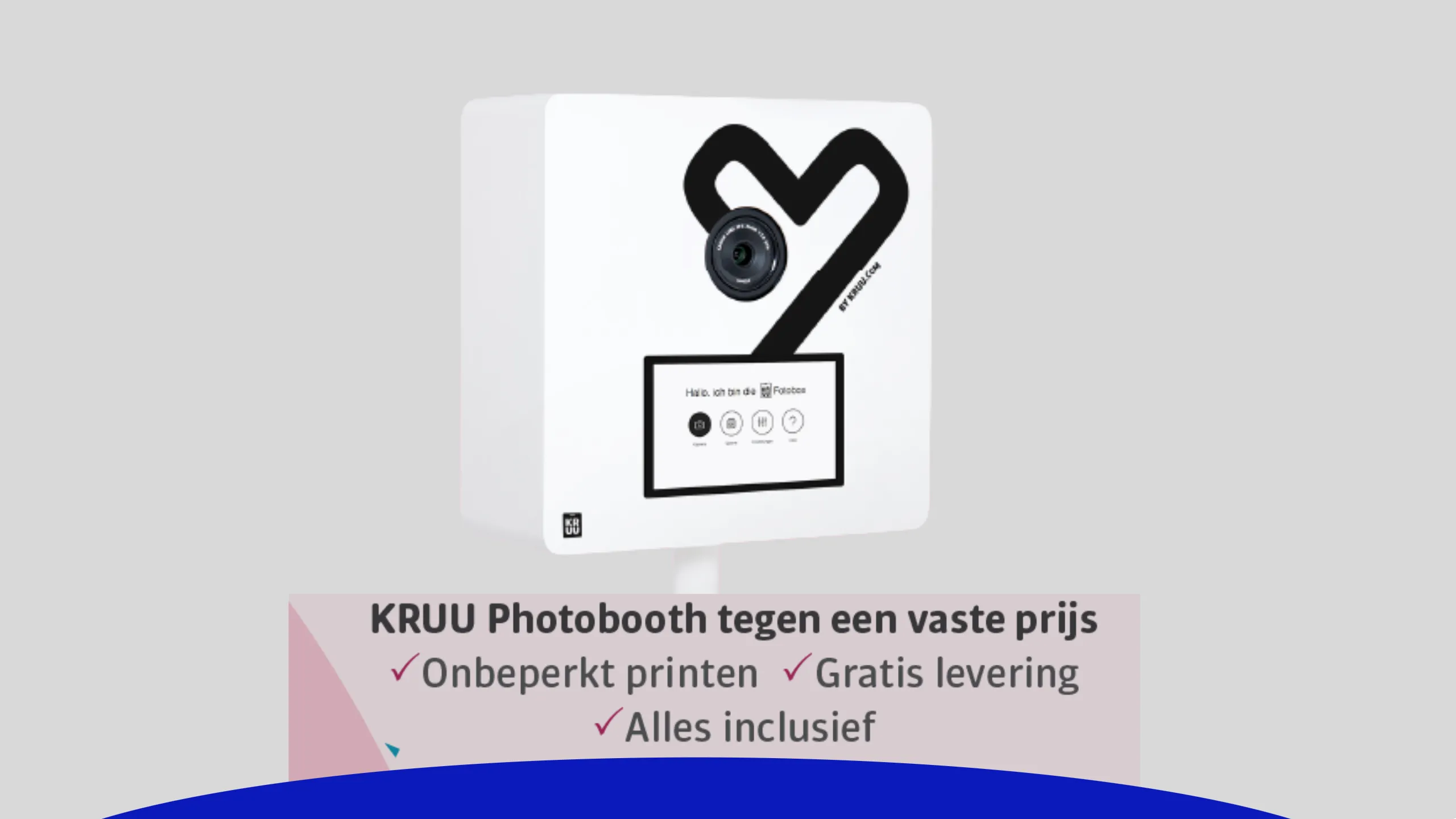Photobooth huren met levering door heel Nederland
