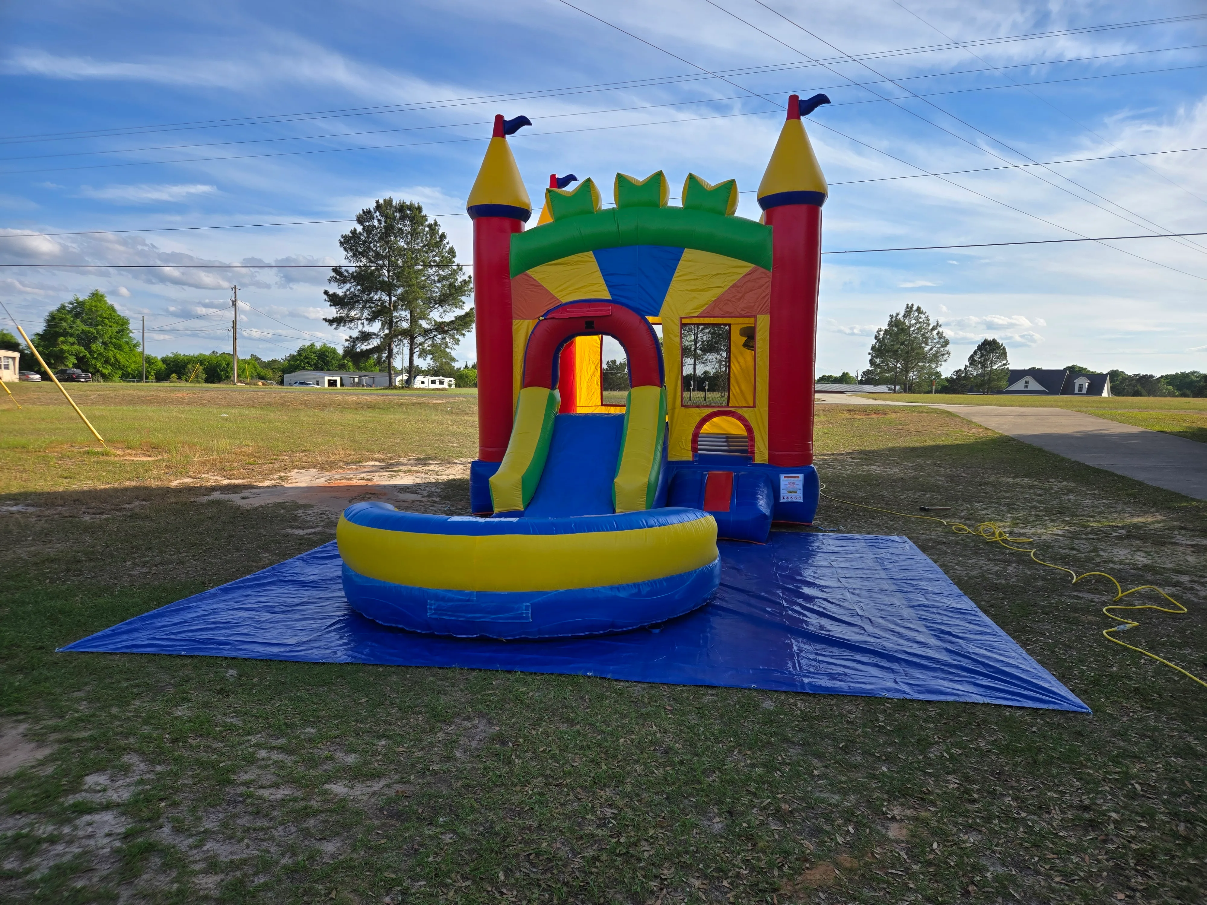 Bounce House with pool