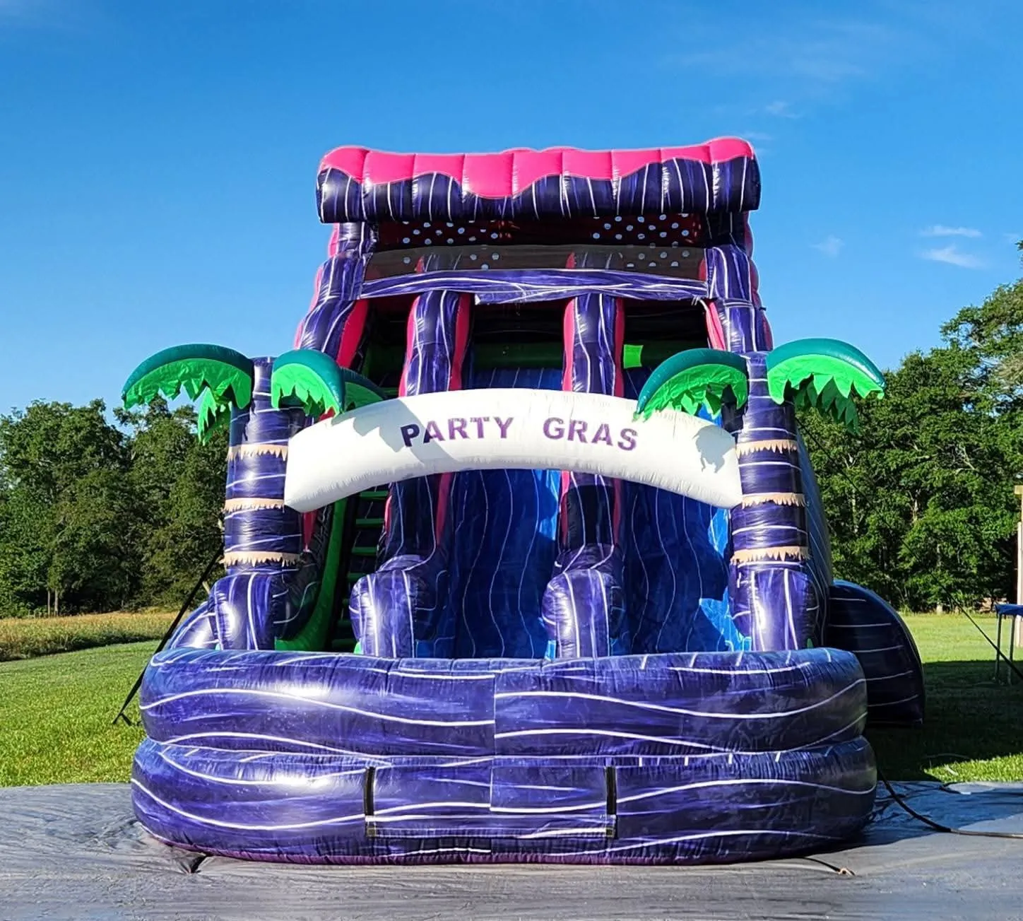 18ft Party Gras Waterslide