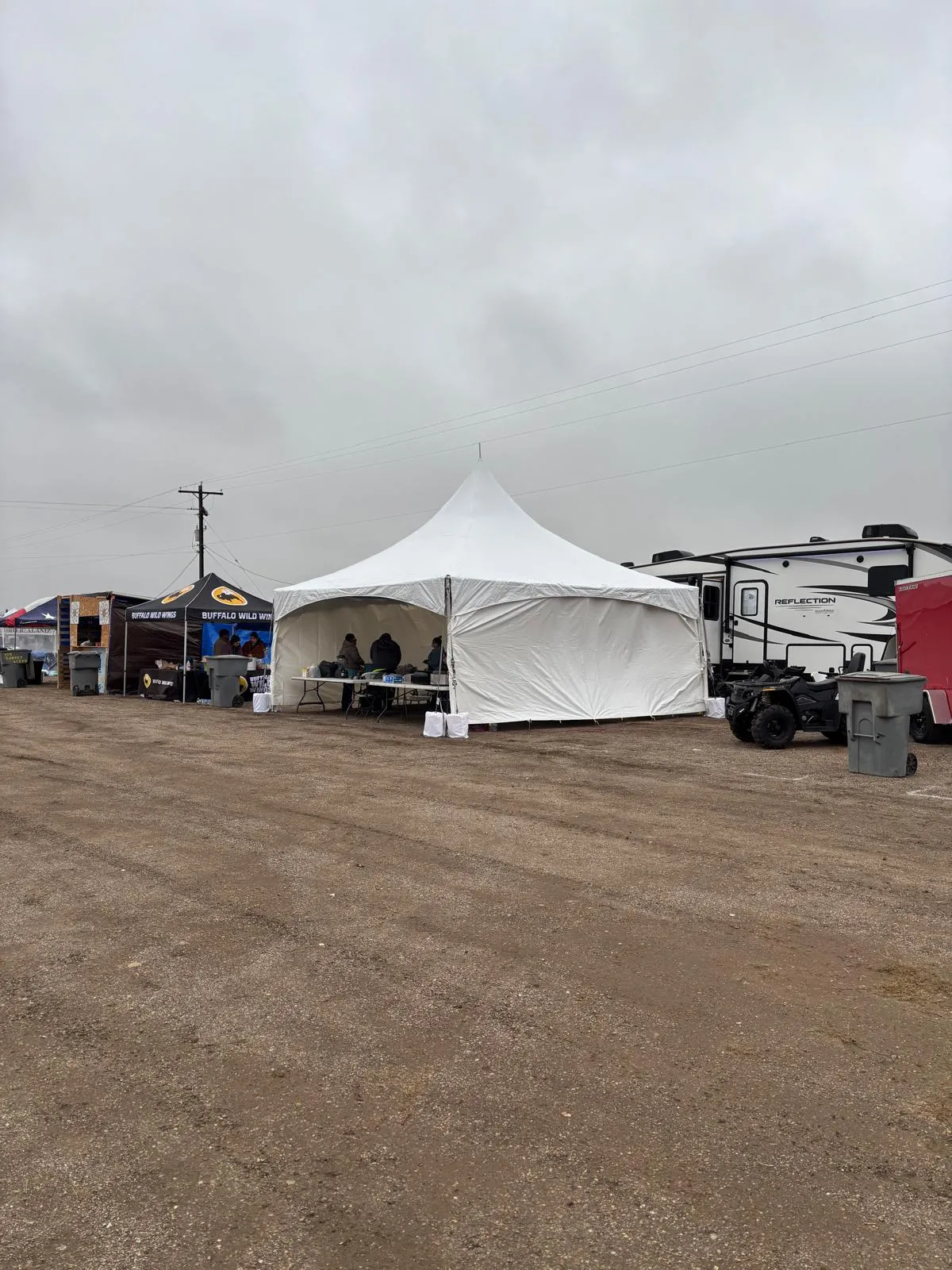 Commercial tent rental for outdoor events in Laredo TX by RP Rentals TX