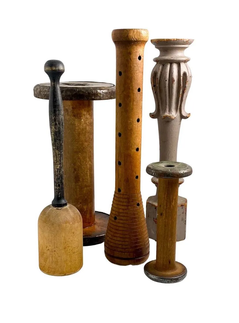 Vintage Various Wood Finials