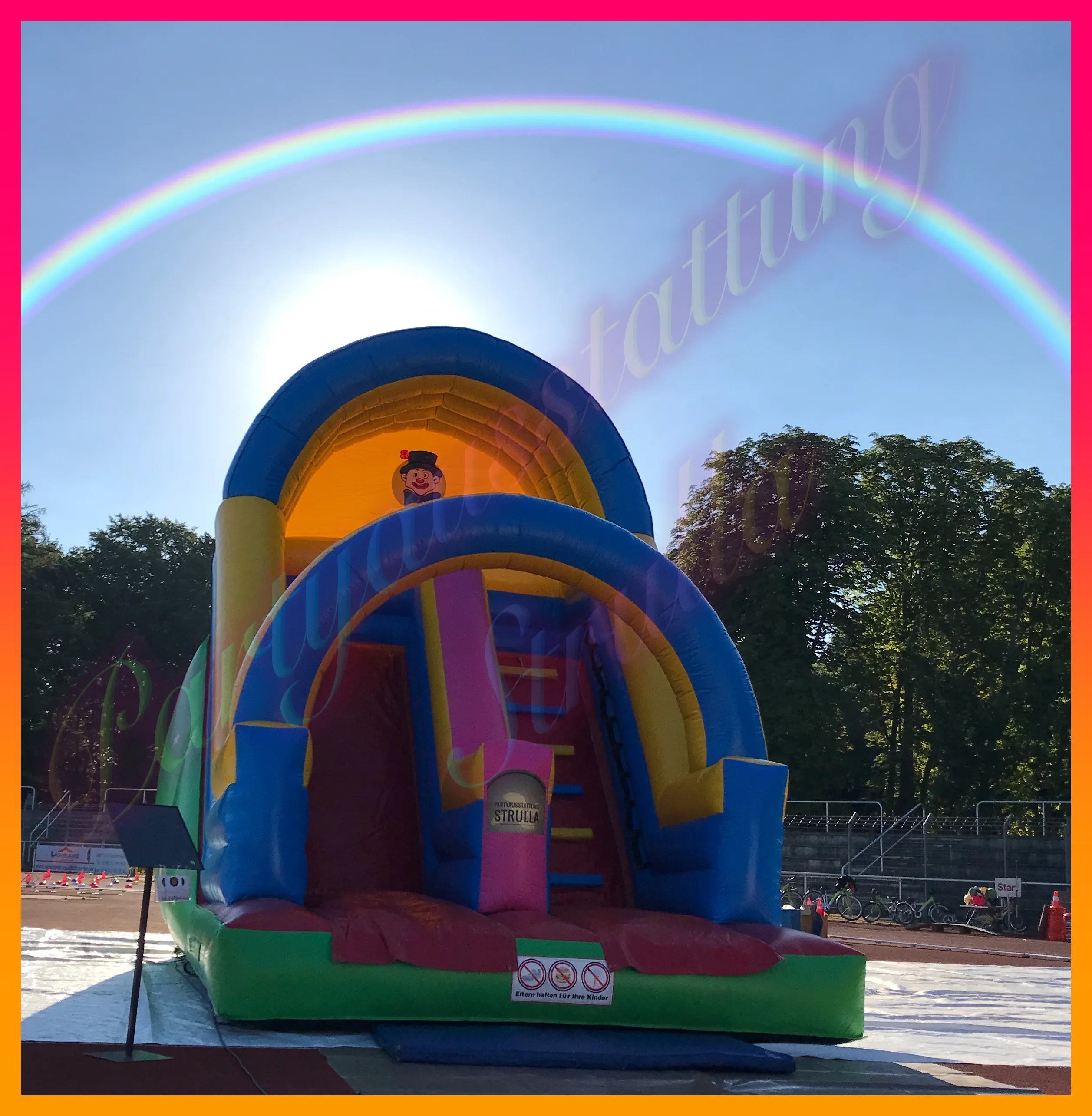 Gebrauchte Hüpfburg „Riesenrutsche“ von Partyausstattung Strulla kaufen