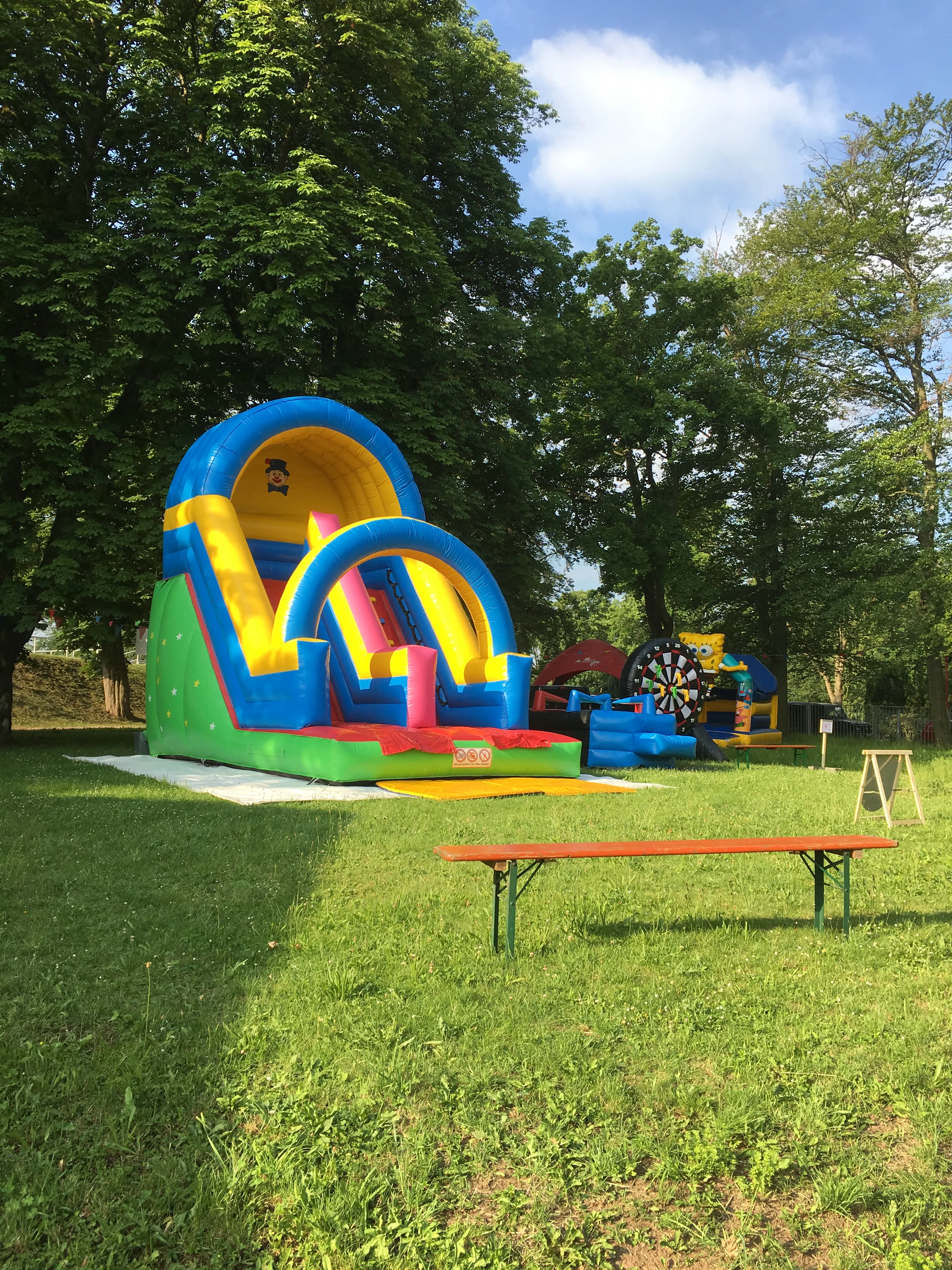 Gebrauchte Hüpfburg „Riesenrutsche“ von Partyausstattung Strulla kaufen