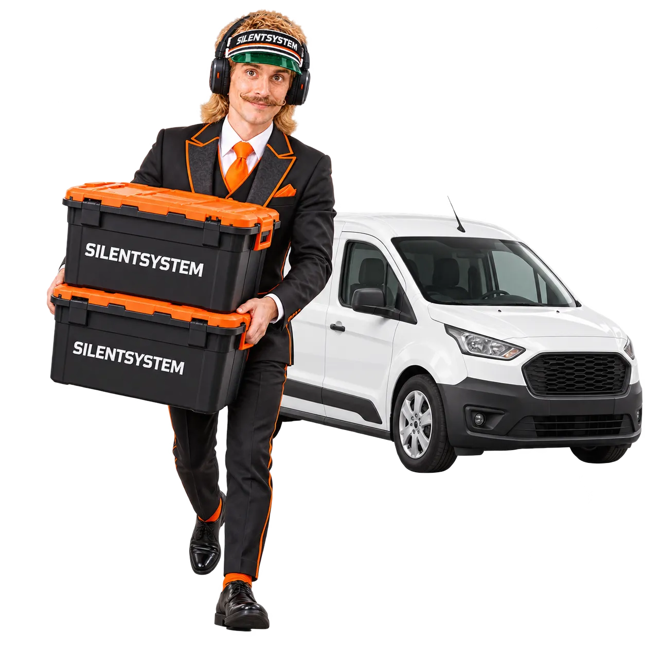 Consegna dei kit Silentsystem con furgone dedicato