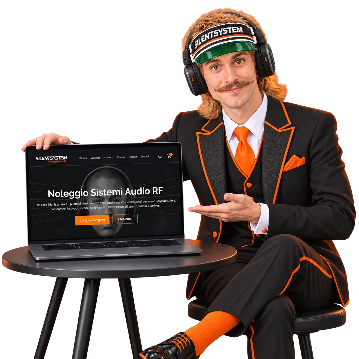Prenotazione online del kit di cuffie silent Silentsystem