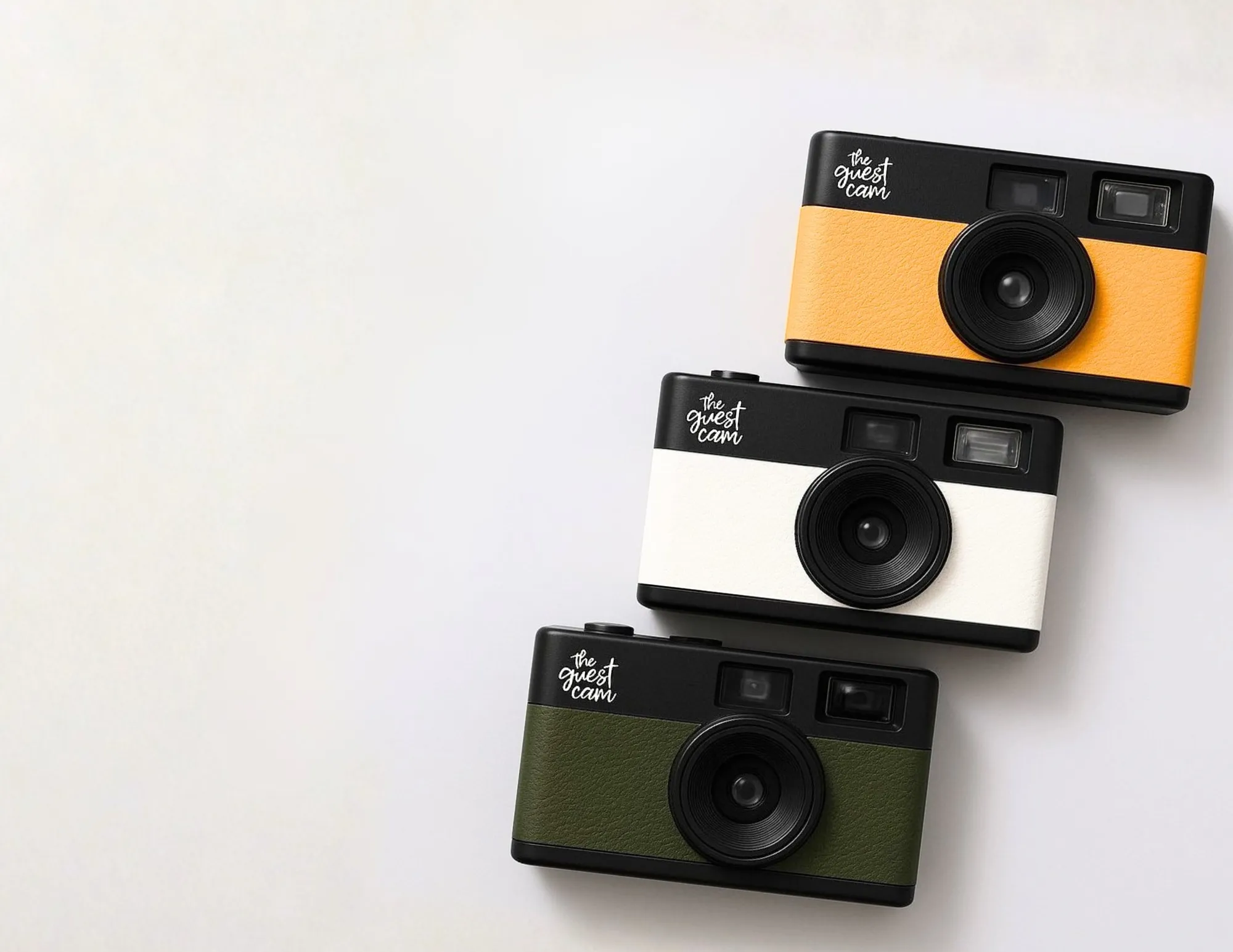 Screenless digital guest camera for weddings and events