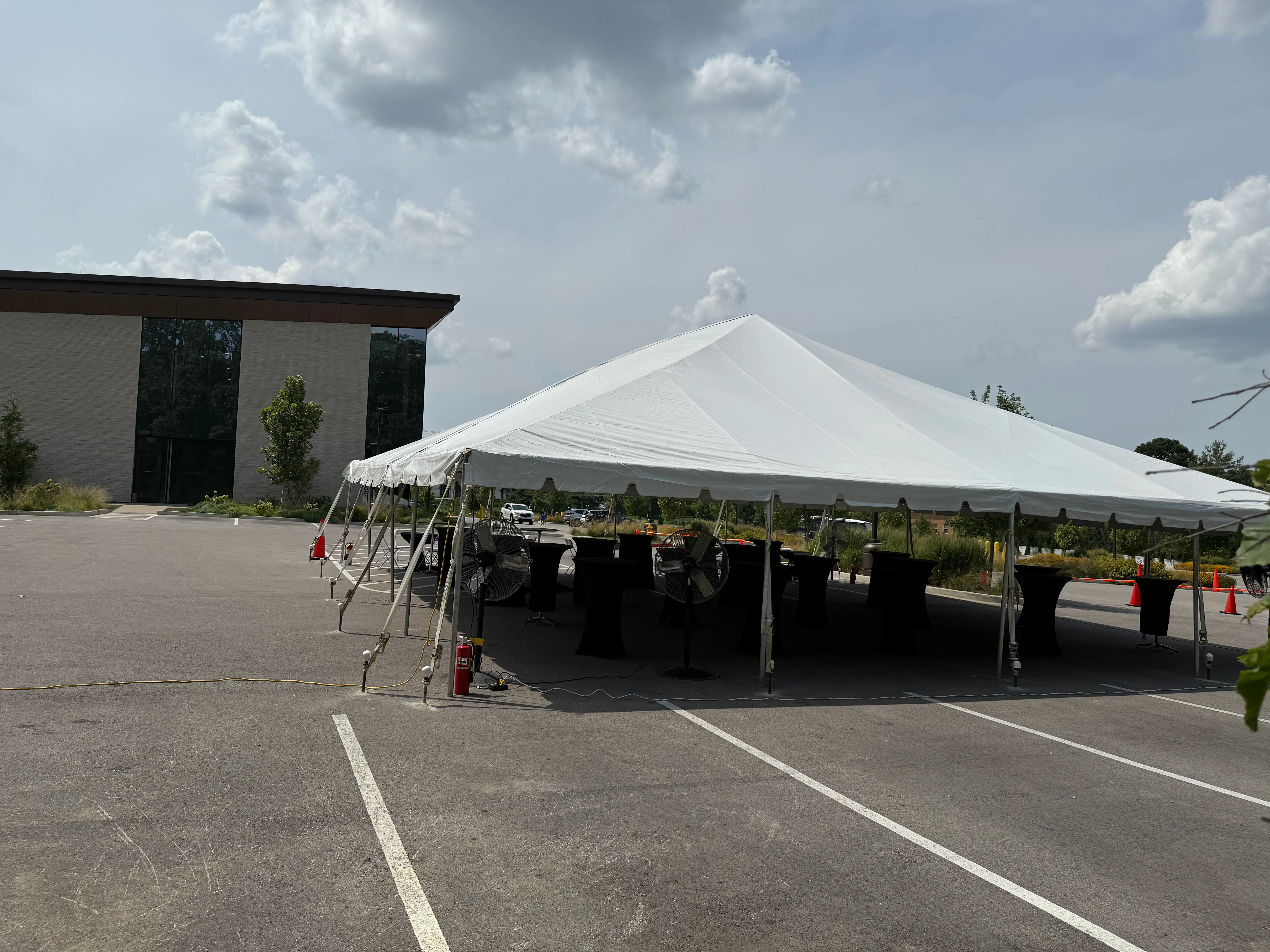 Corporate and Business Tent Chair &amp; Table Event Rental