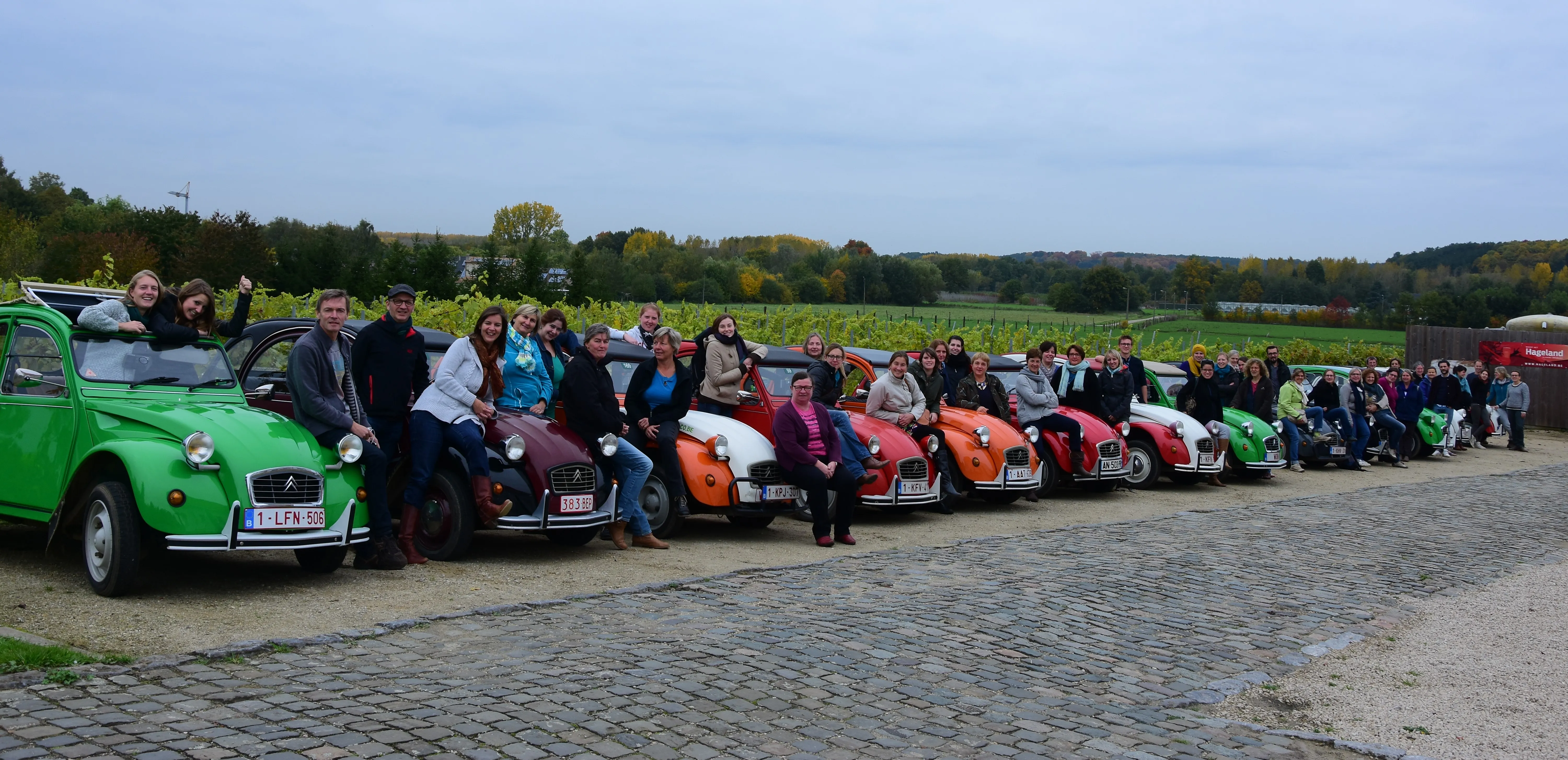 Teambuilding met 2PK oldtimers in het Hageland